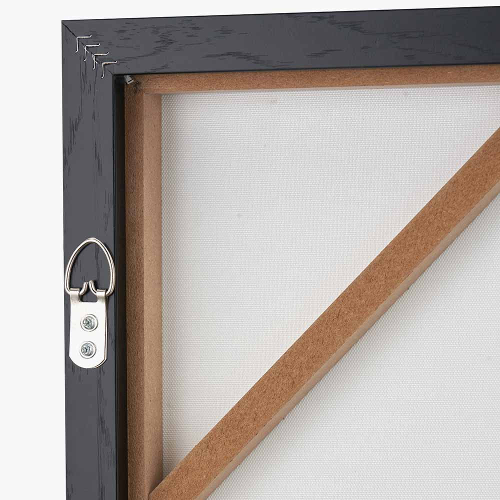 Monochrome Landscape Canvas with Black Frame - Image 4