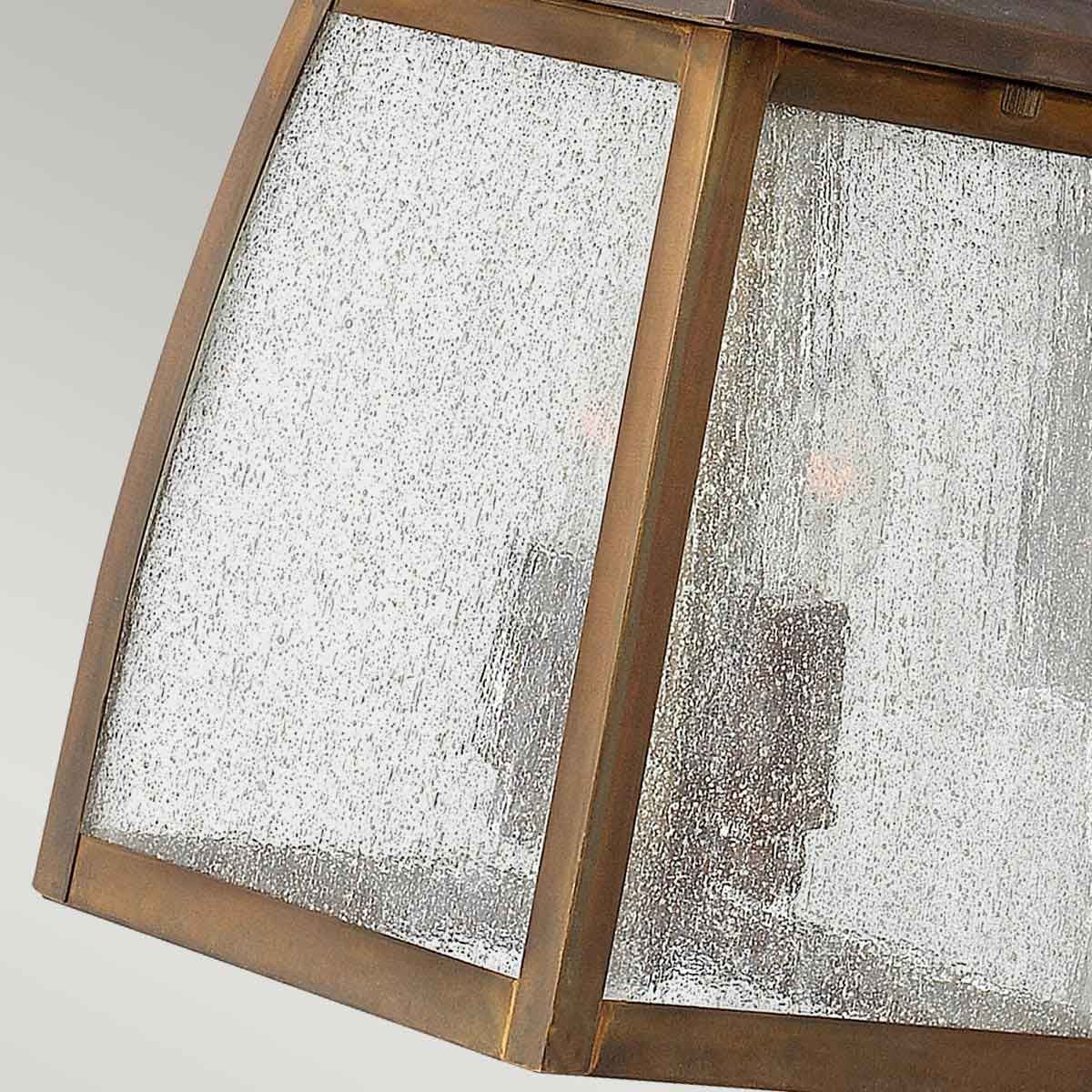 Montauk 2 Light Small Outdoor Wall Lantern - Sienna E14 IP44 - Image 4