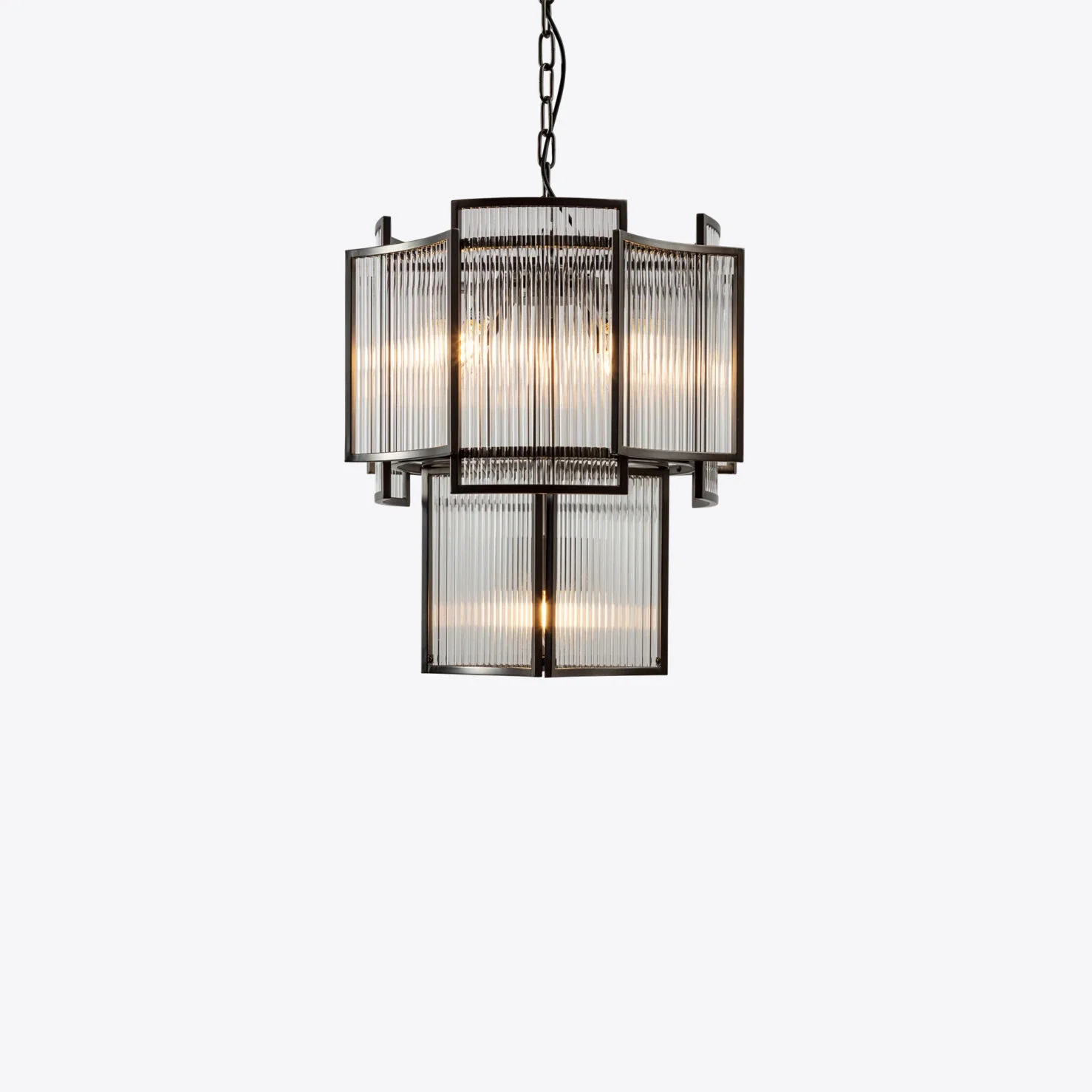 Monte Carlo Piccolo Chandelier- Brass/ Bronze - Image 10
