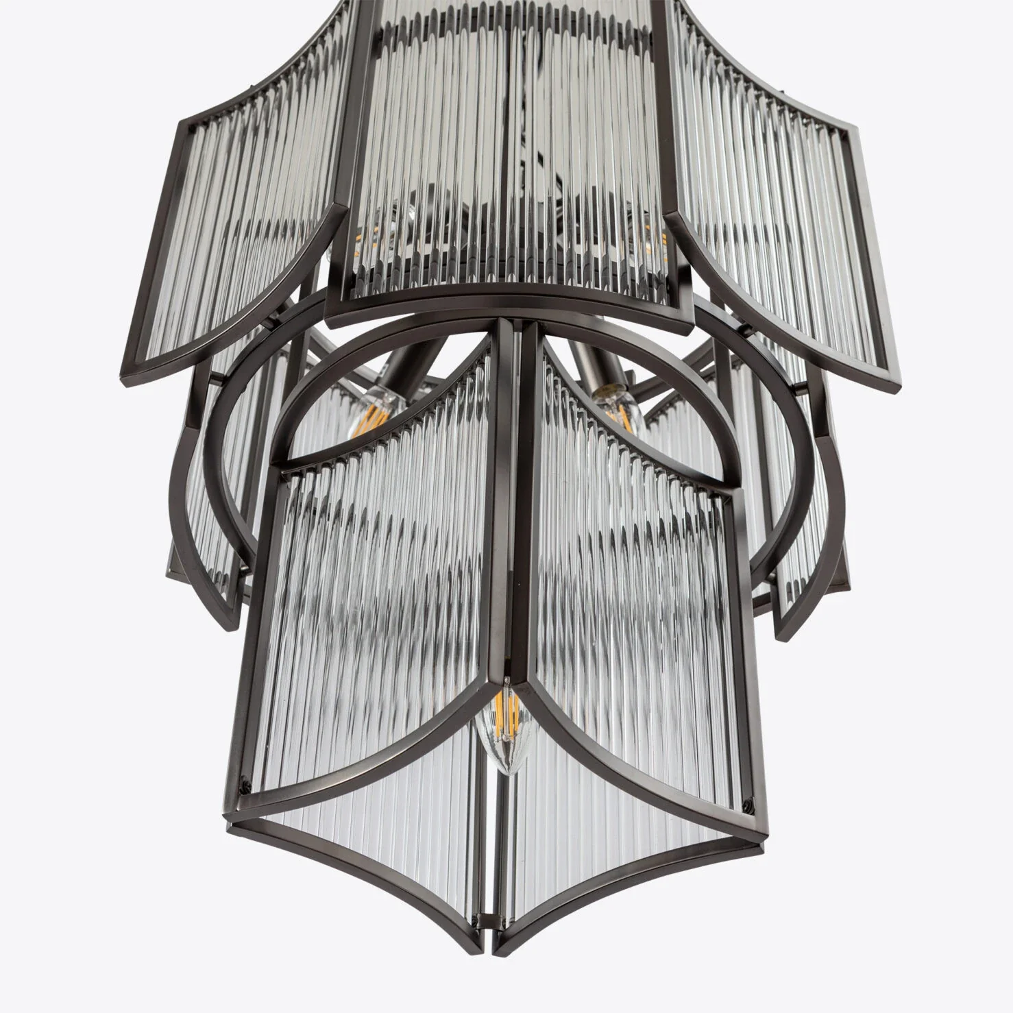 Monte Carlo Piccolo Chandelier- Brass/ Bronze - Image 11