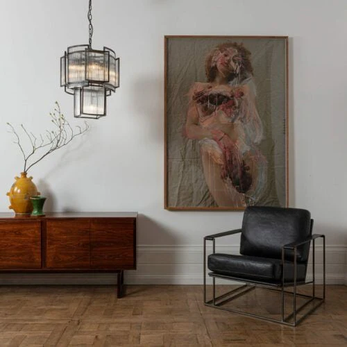 Monte Carlo Piccolo Chandelier- Brass/ Bronze - Image 3