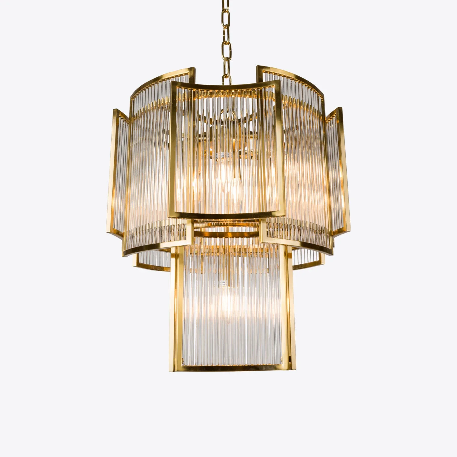 Monte Carlo Piccolo Chandelier- Brass/ Bronze - Image 6