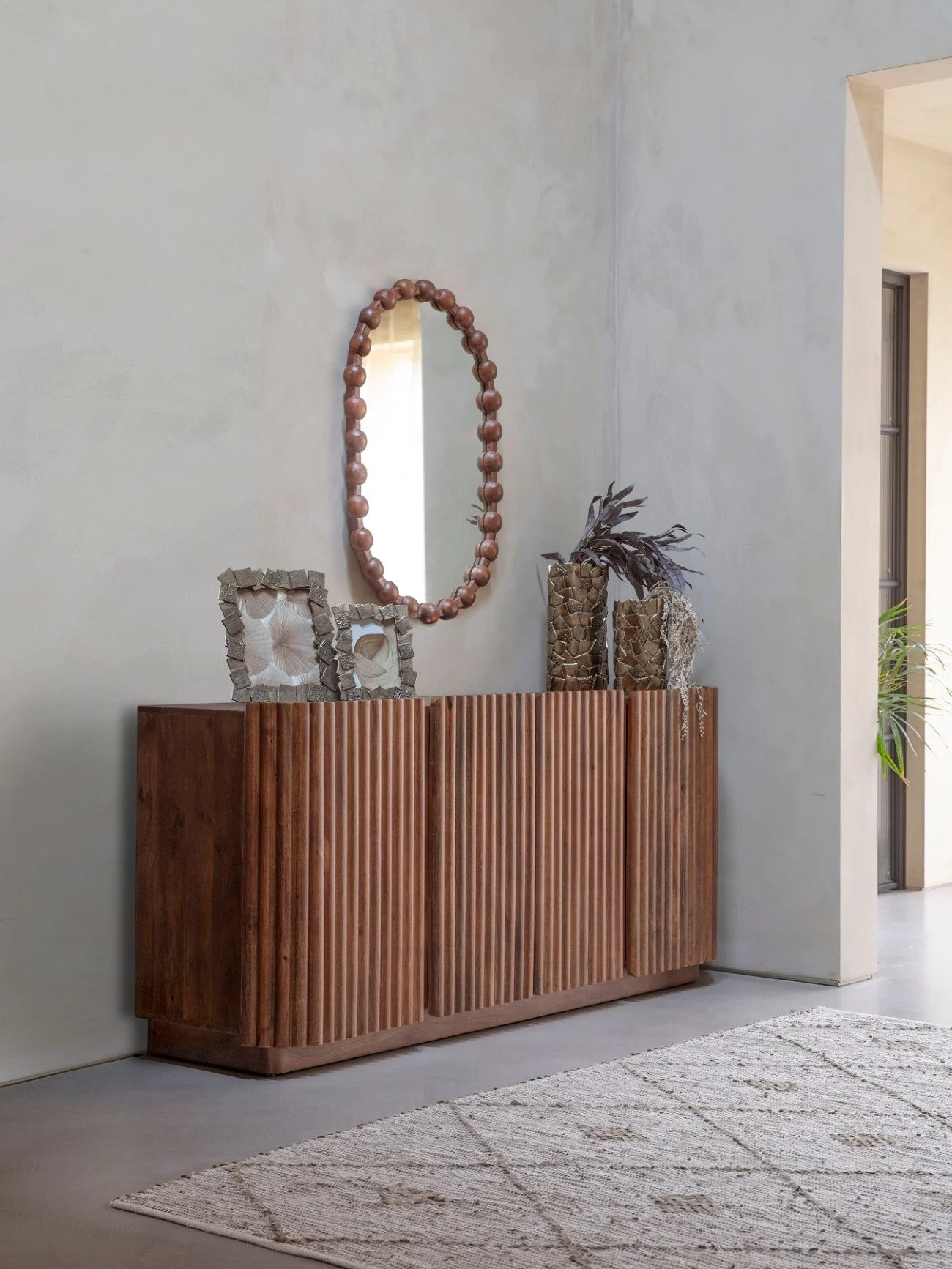 Monterey Four Door Wooden Buffet Sideboard - Image 5