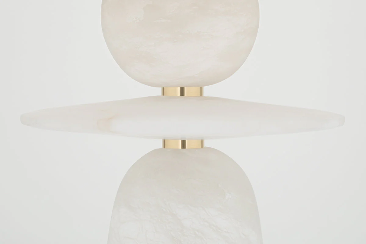 Montgomery 1Lt Table Lamp - Alabaster - Image 2