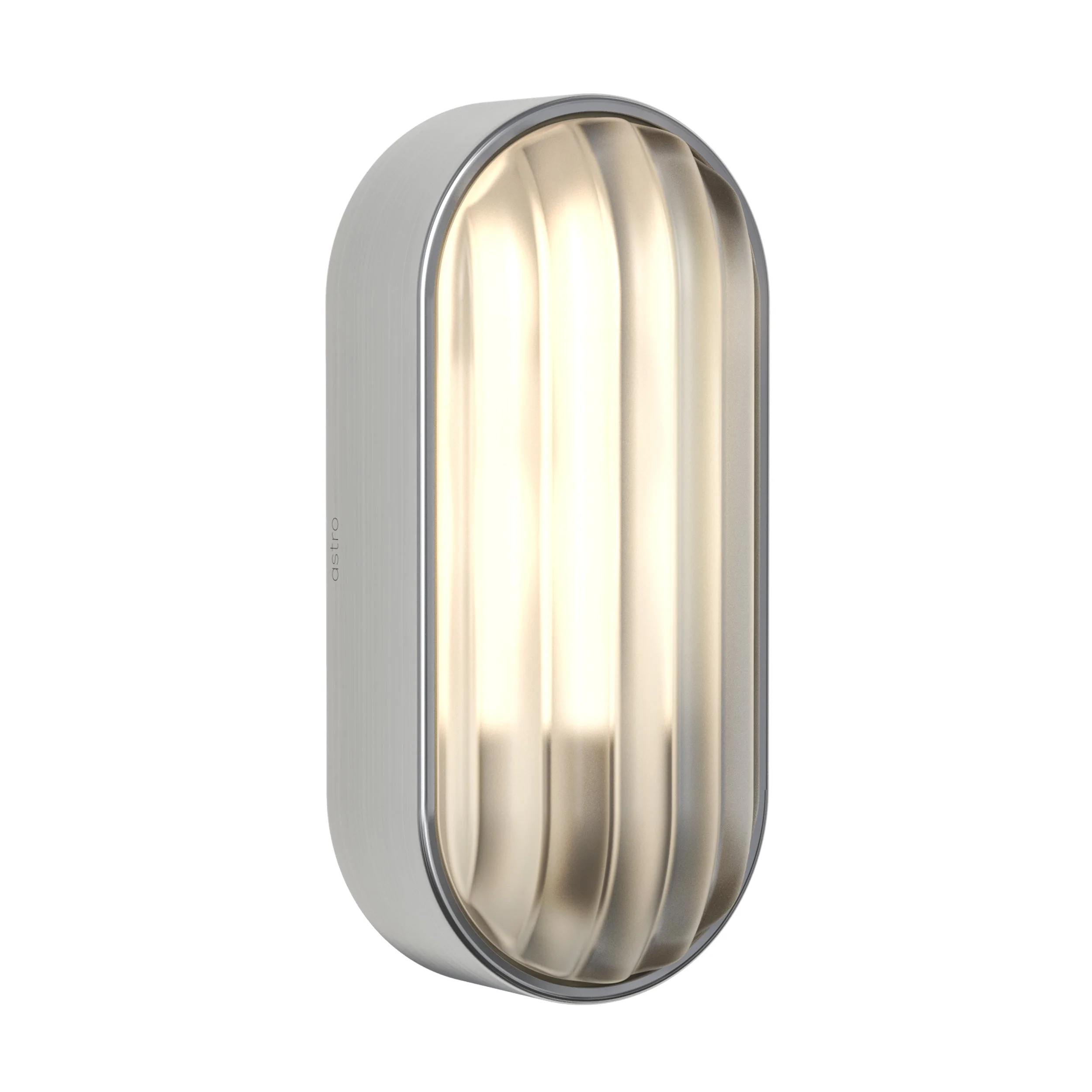 Montreal Oval Marine Grade Light - Steel/Brass