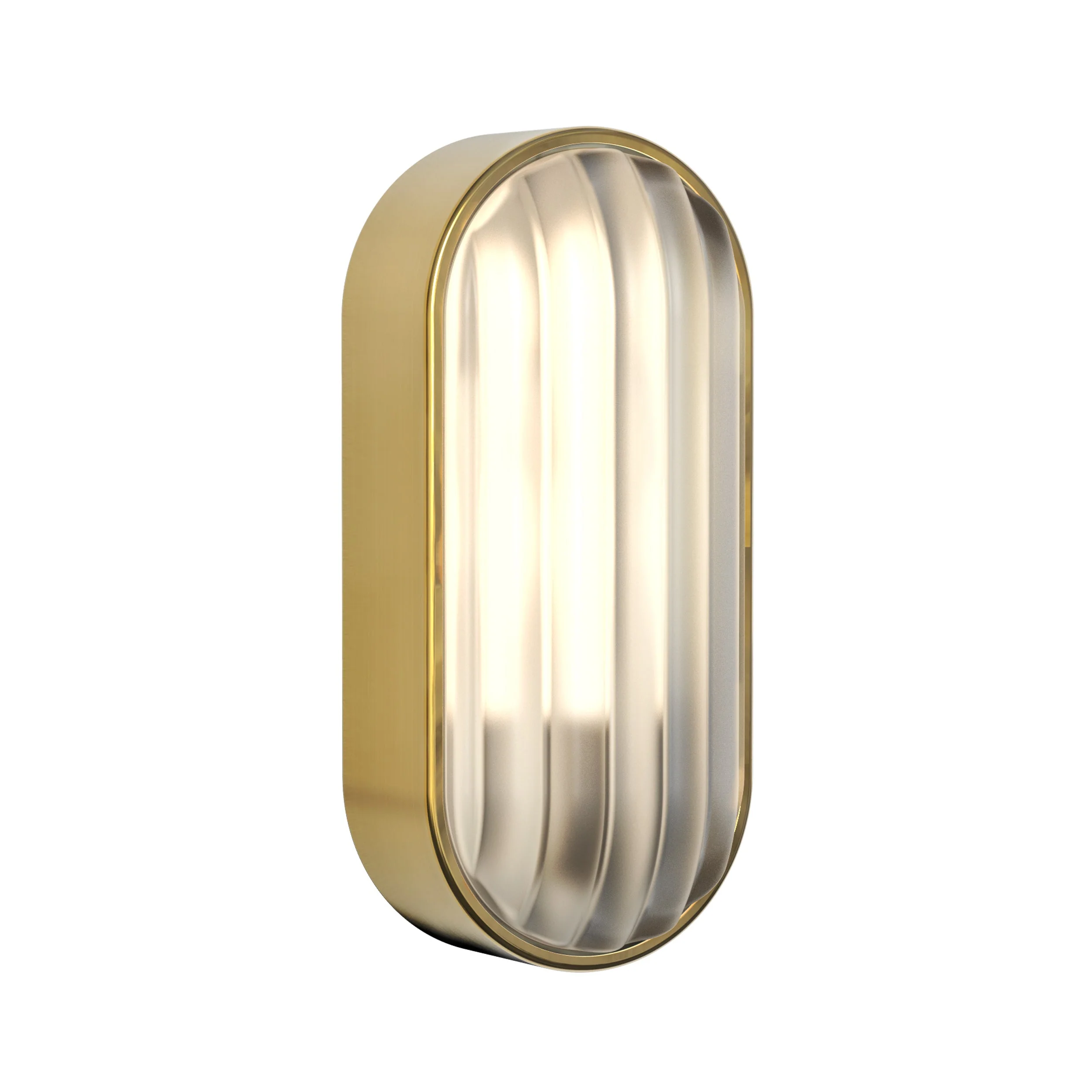Montreal Oval Marine Grade Light - Steel/Brass - Image 2