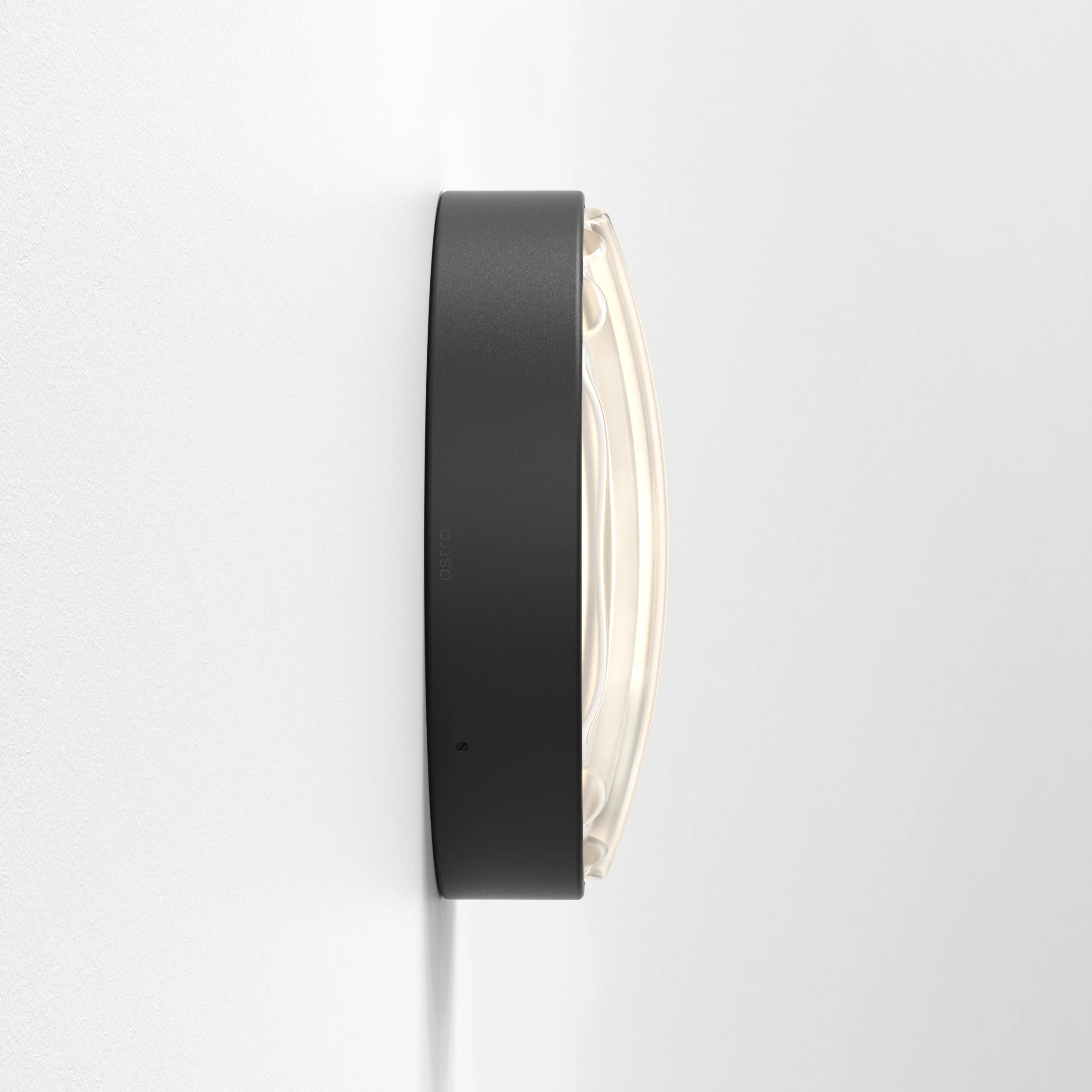 Montreal Round 220/300 Outdoor Wall Light- Black/ Brushed Stainless Steel - Image 15