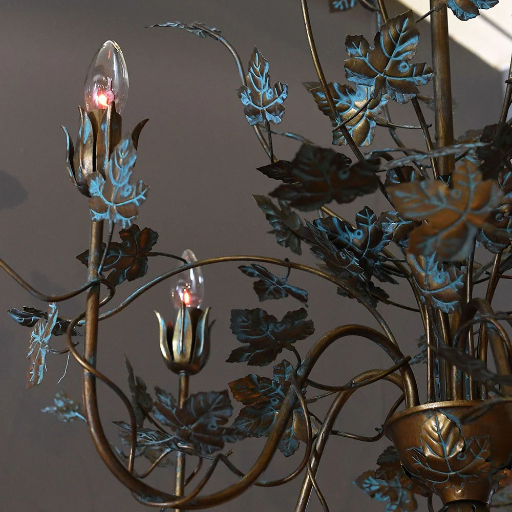Montrose Leaf 6 Arm Chandelier - Image 2
