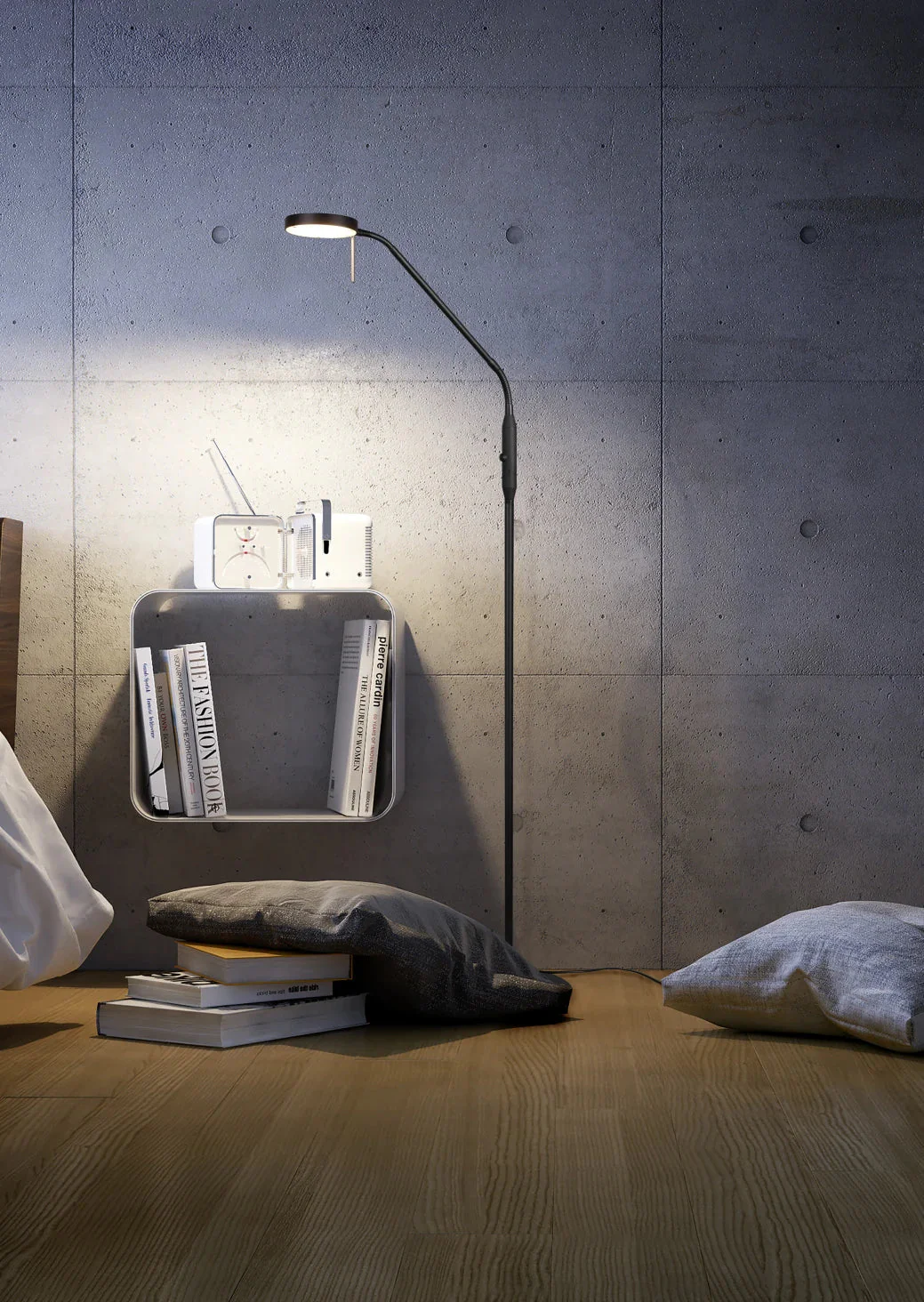 Monza Task/Reading LED Floor Lamp - Various Colours - Image 7