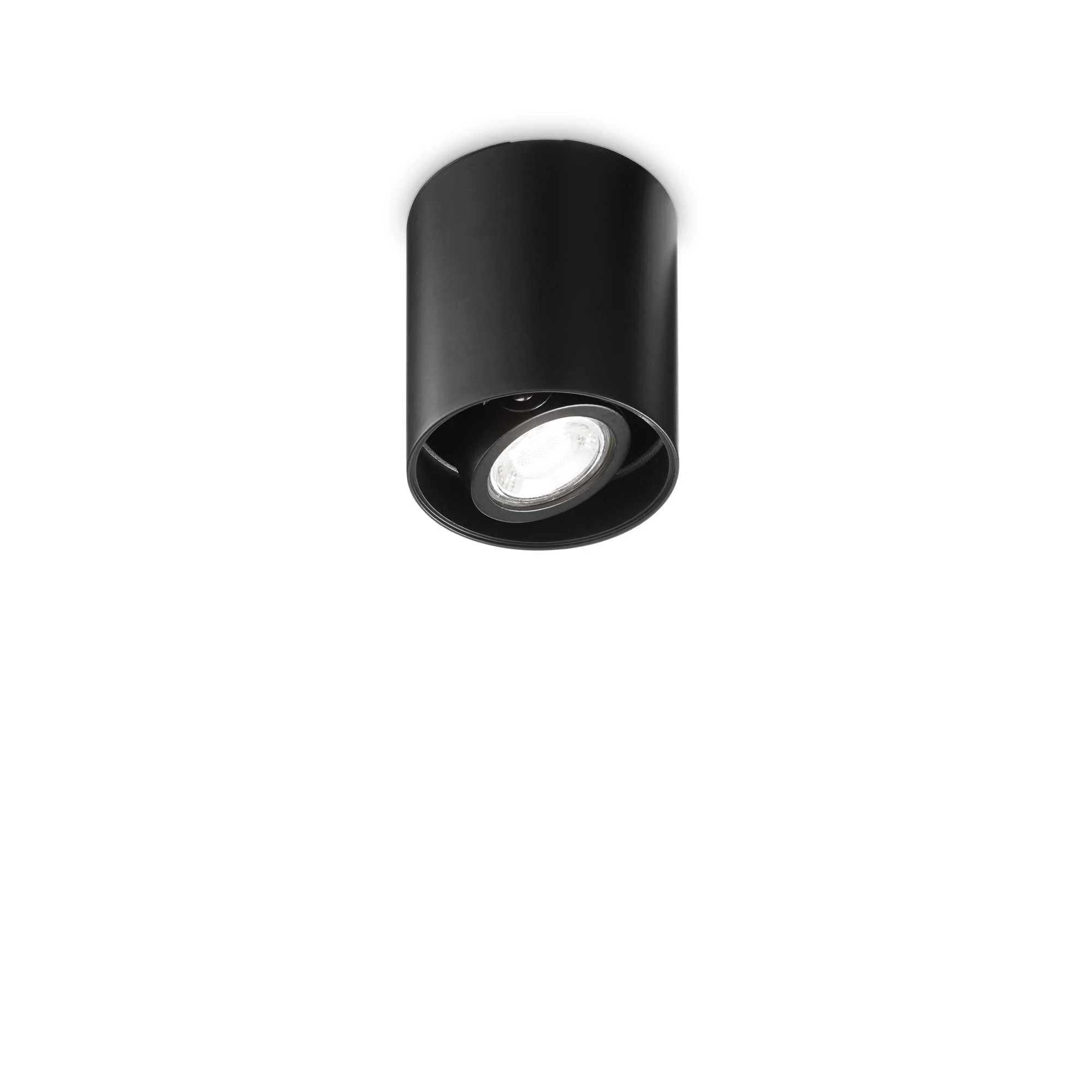 Mood 1Lt  Round Spotlight IP20 - Black/White - Image 2