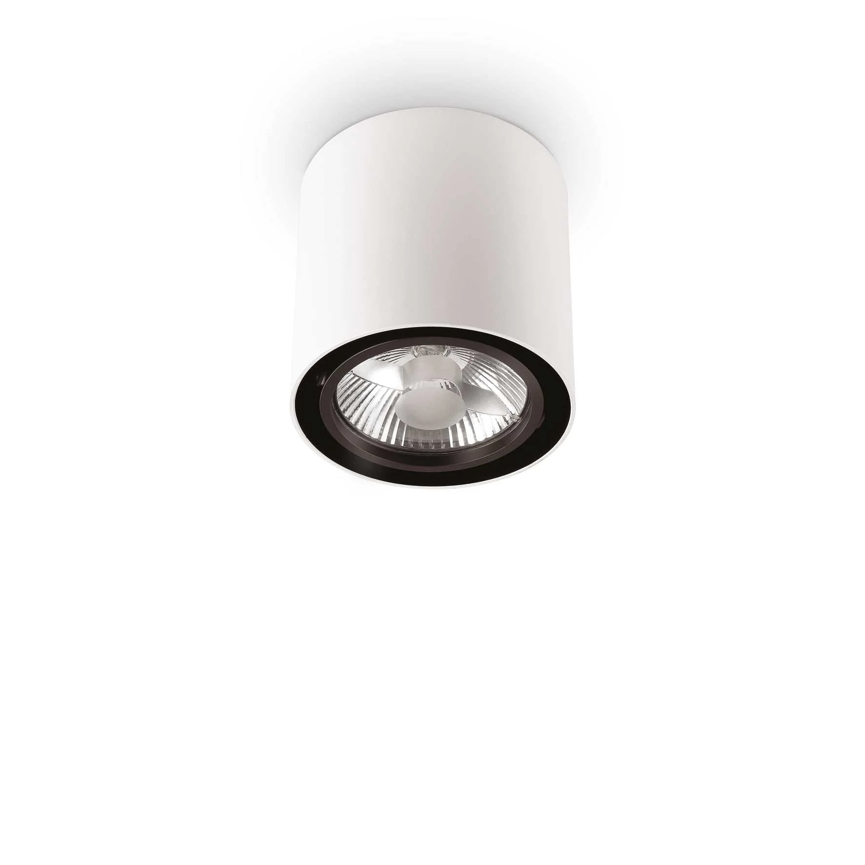 Mood 1Lt  Round Spotlight IP20 - Black/White - Image 3