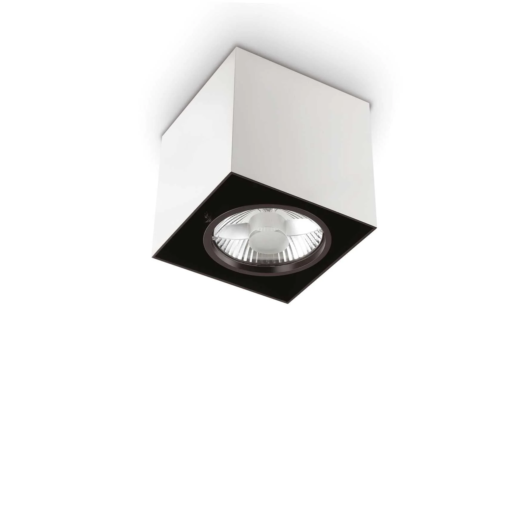 Mood 1Lt  Square Spotlight IP20  - Black/White - Image 3
