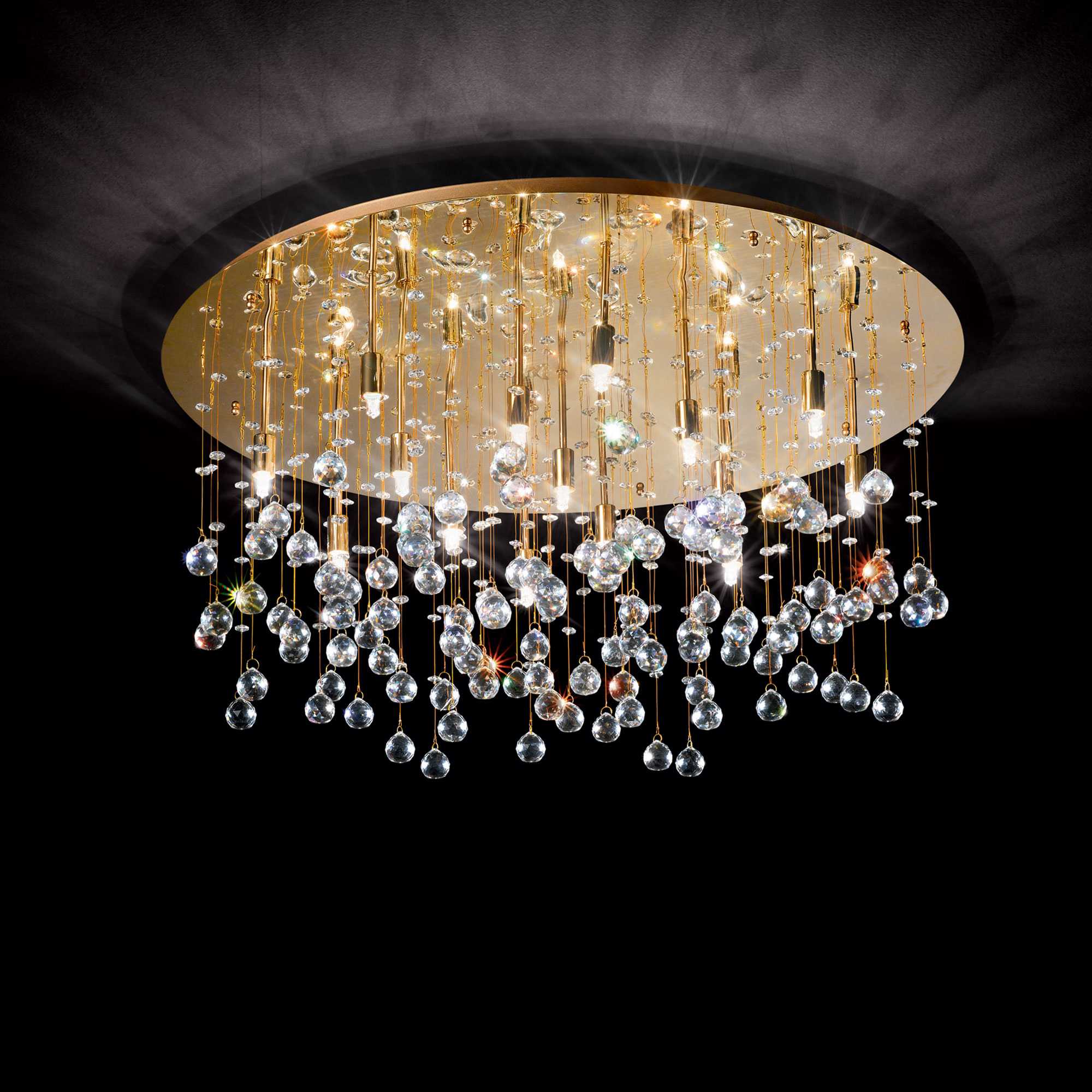 Moonlight Flush Light - Chrome/Gold Finish - Image 7