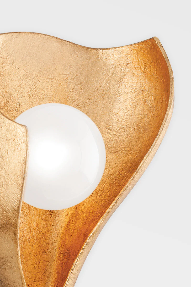 Moonstone 1Lt Wall Sconce - Gold Leaf - Image 2