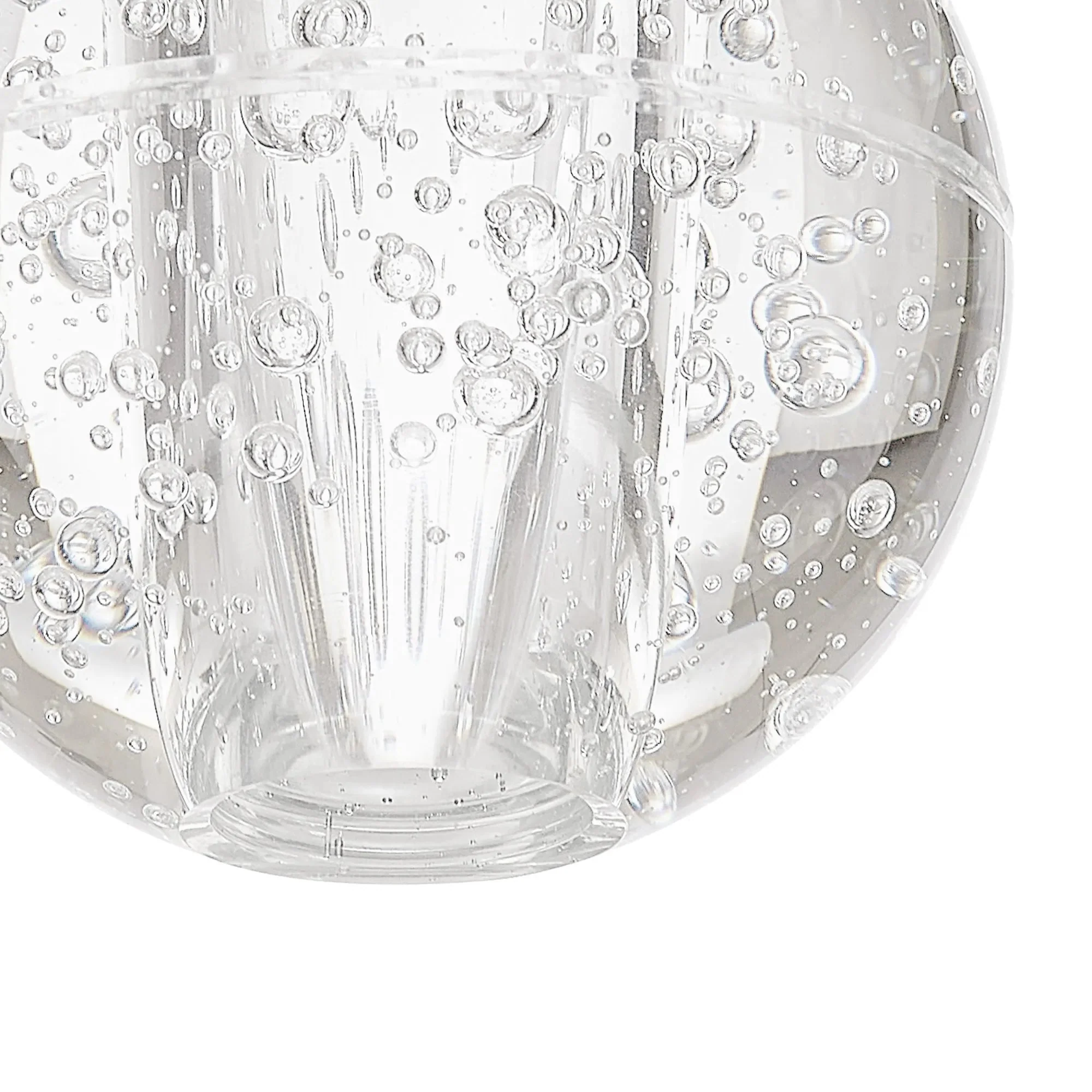 Ripon 62cm 40 Light G9 Bubble Glass 10 x 6m Round Multiple Pendant Polished Chrome / Clear Glass - Image 9