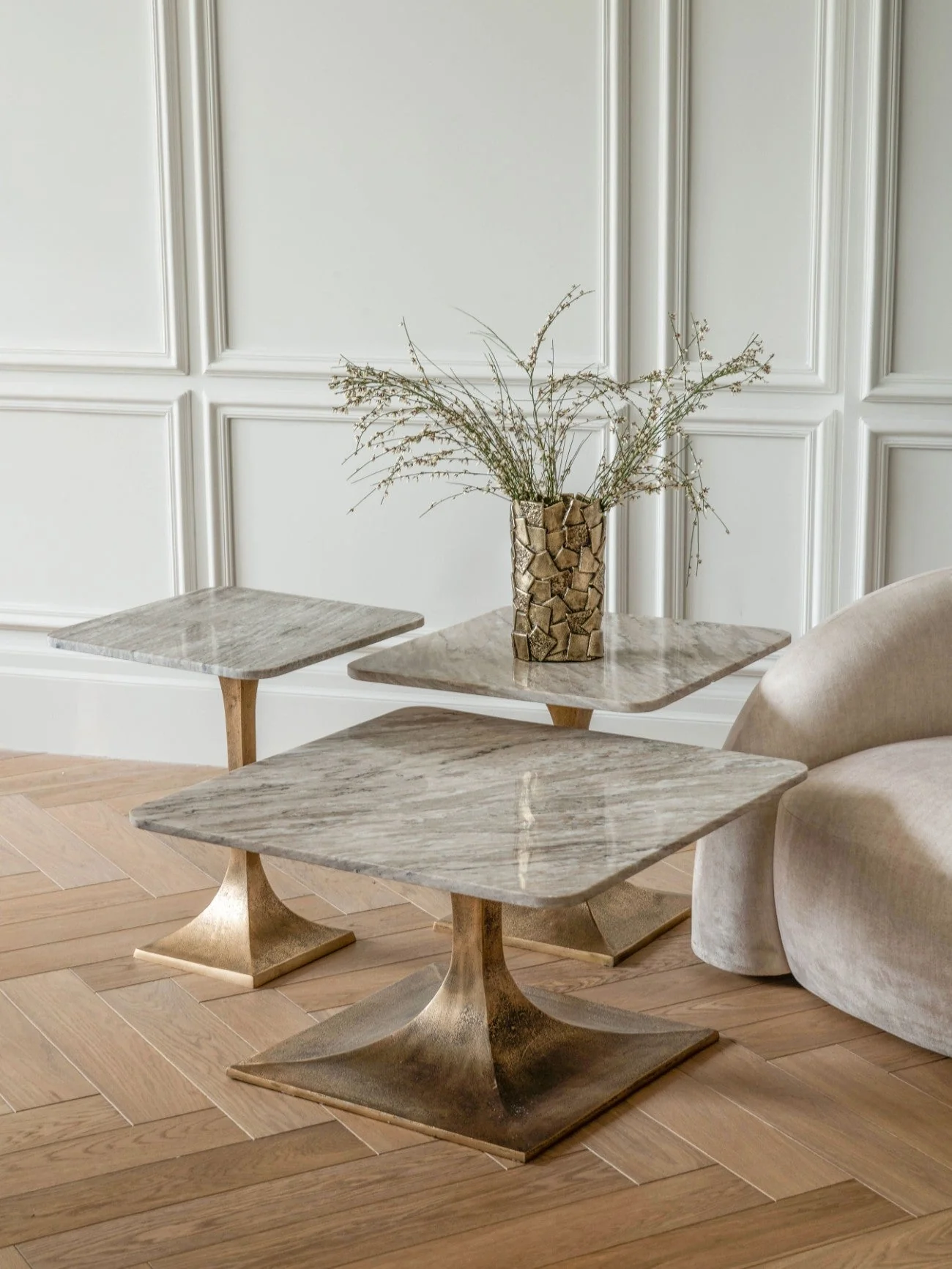 Morchino Marble Coffee Table 70cm - Image 8
