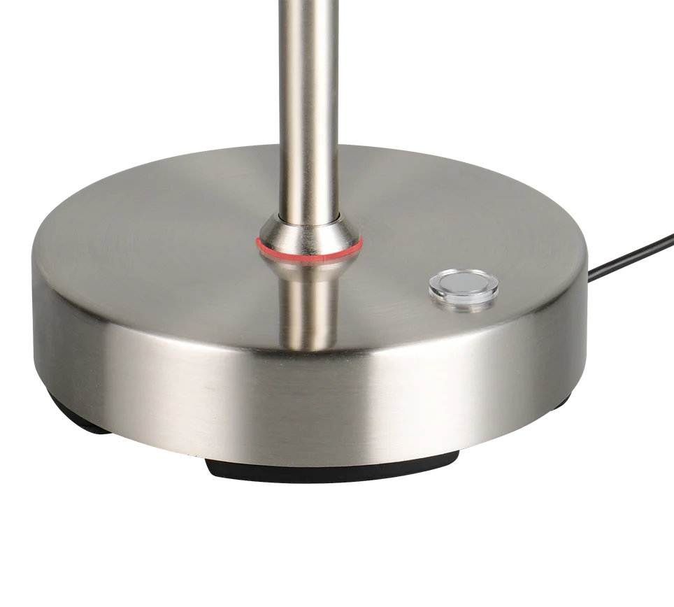 Moreno LED Table Lamp - Nickel/Black - Image 5