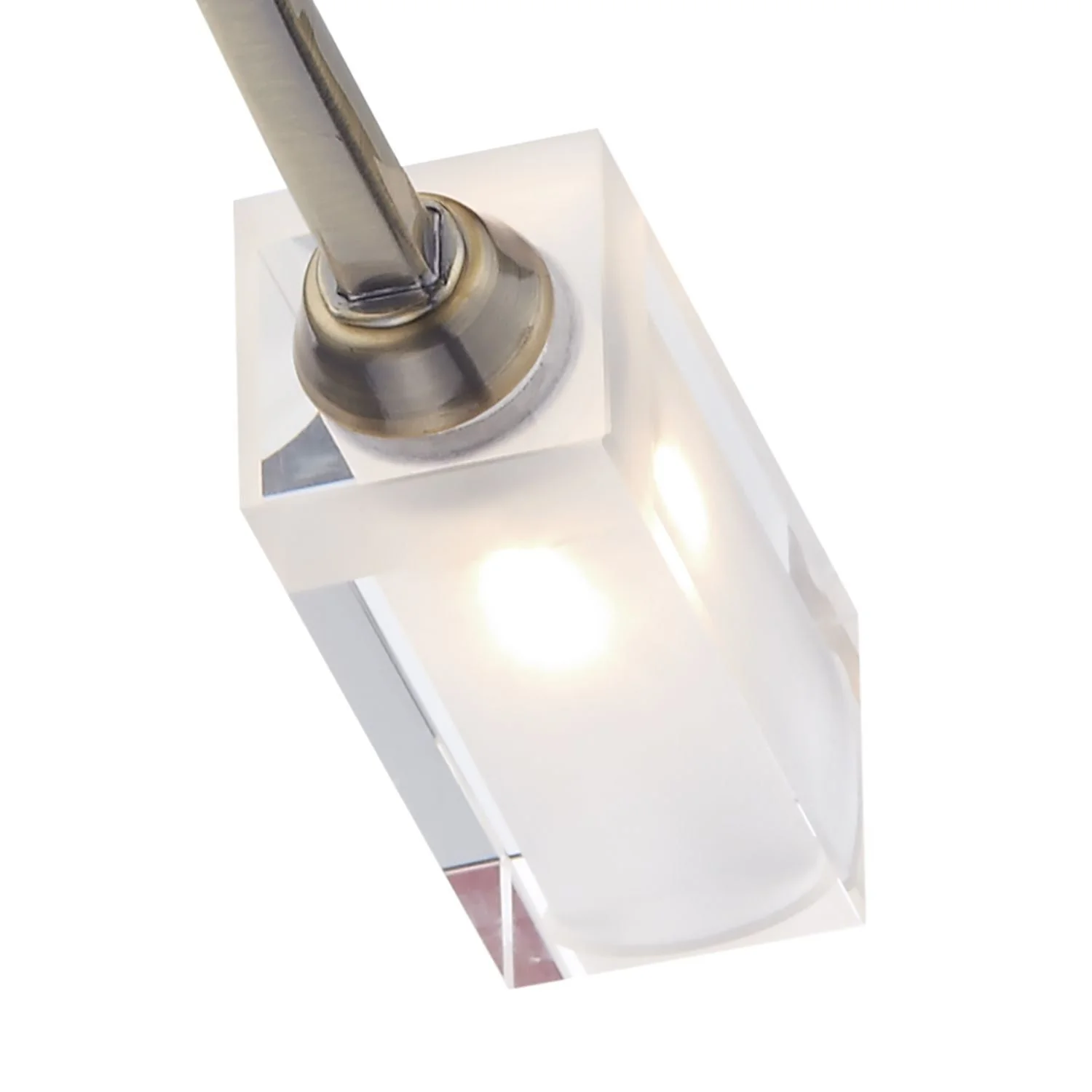 Morgan 3/6Lt Semi Flush Light - Black Chrome/Antique Brass/Satin Chrome/Polished Chrome Finish - Image 4