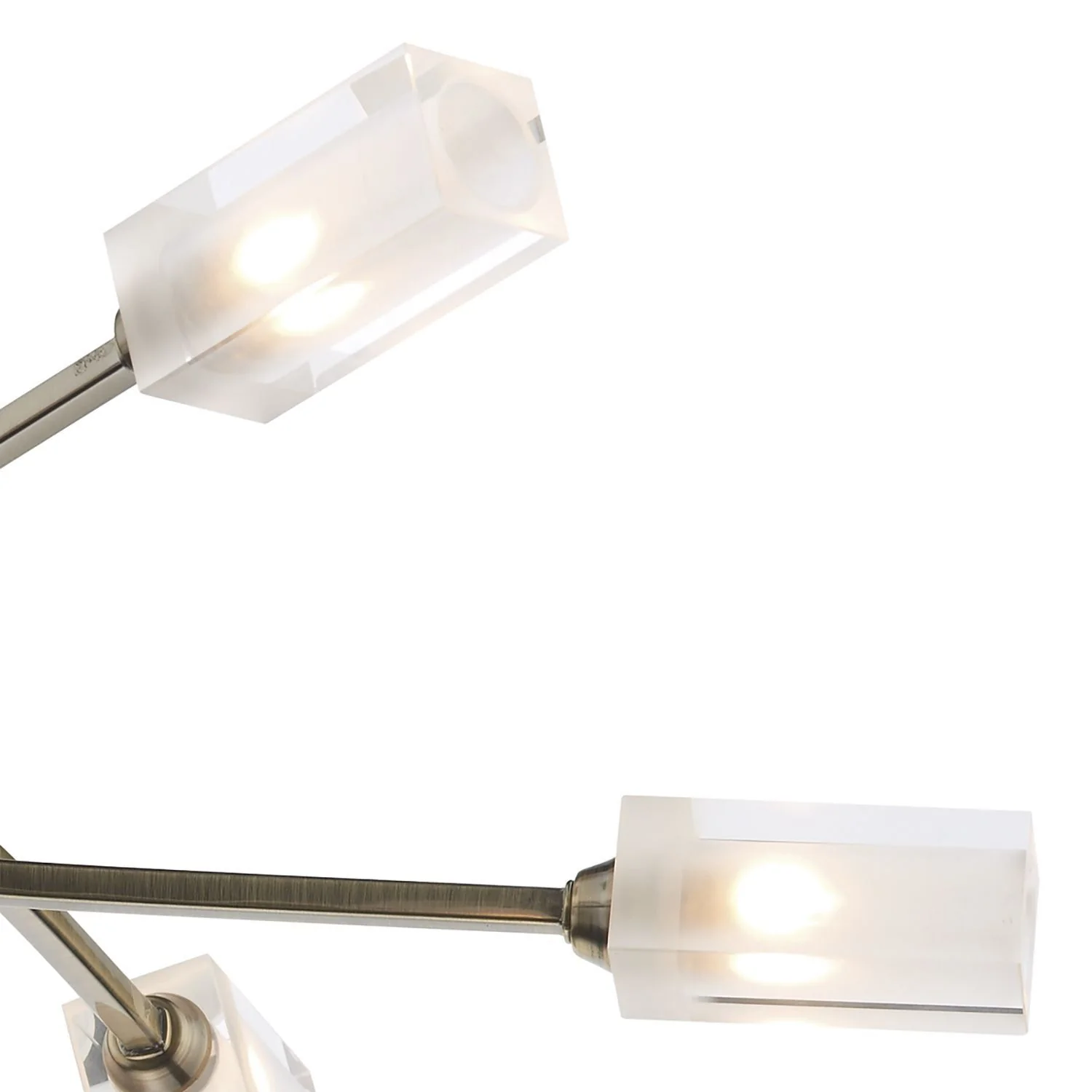 Morgan 3/6Lt Semi Flush Light - Black Chrome/Antique Brass/Satin Chrome/Polished Chrome Finish - Image 6