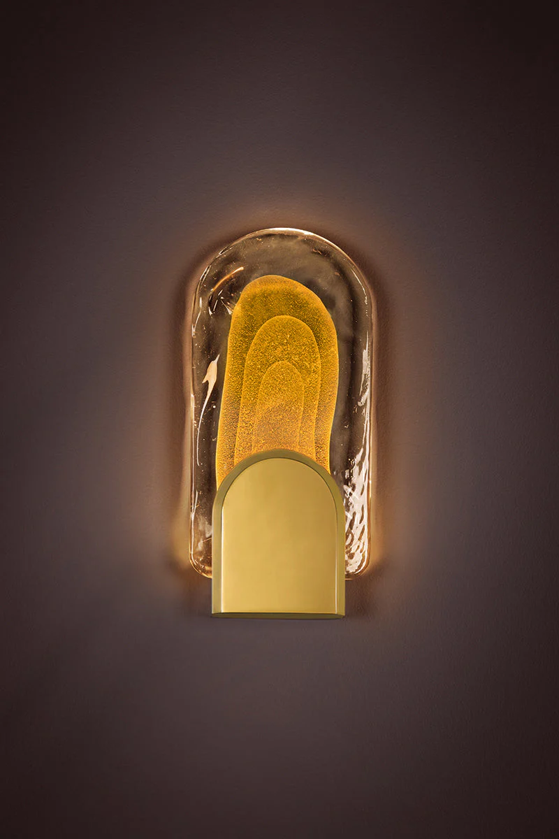 Morganite LED Sconce - Brass - Image 2