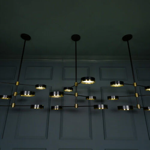 Moscow Tiered Chandelier- Black Finish - Image 2