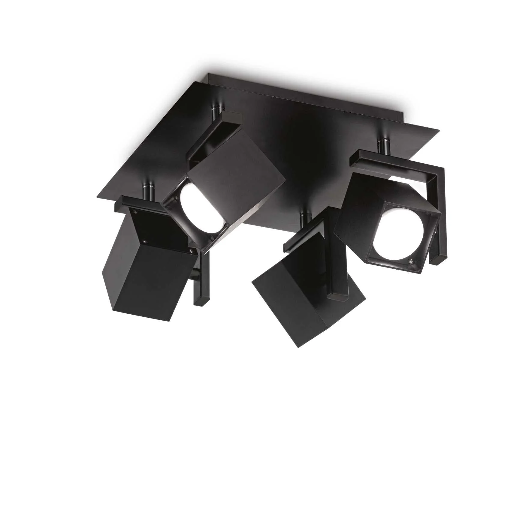 Mouse 4Lt Plate Spotlight IP20  - White/Black - Image 2