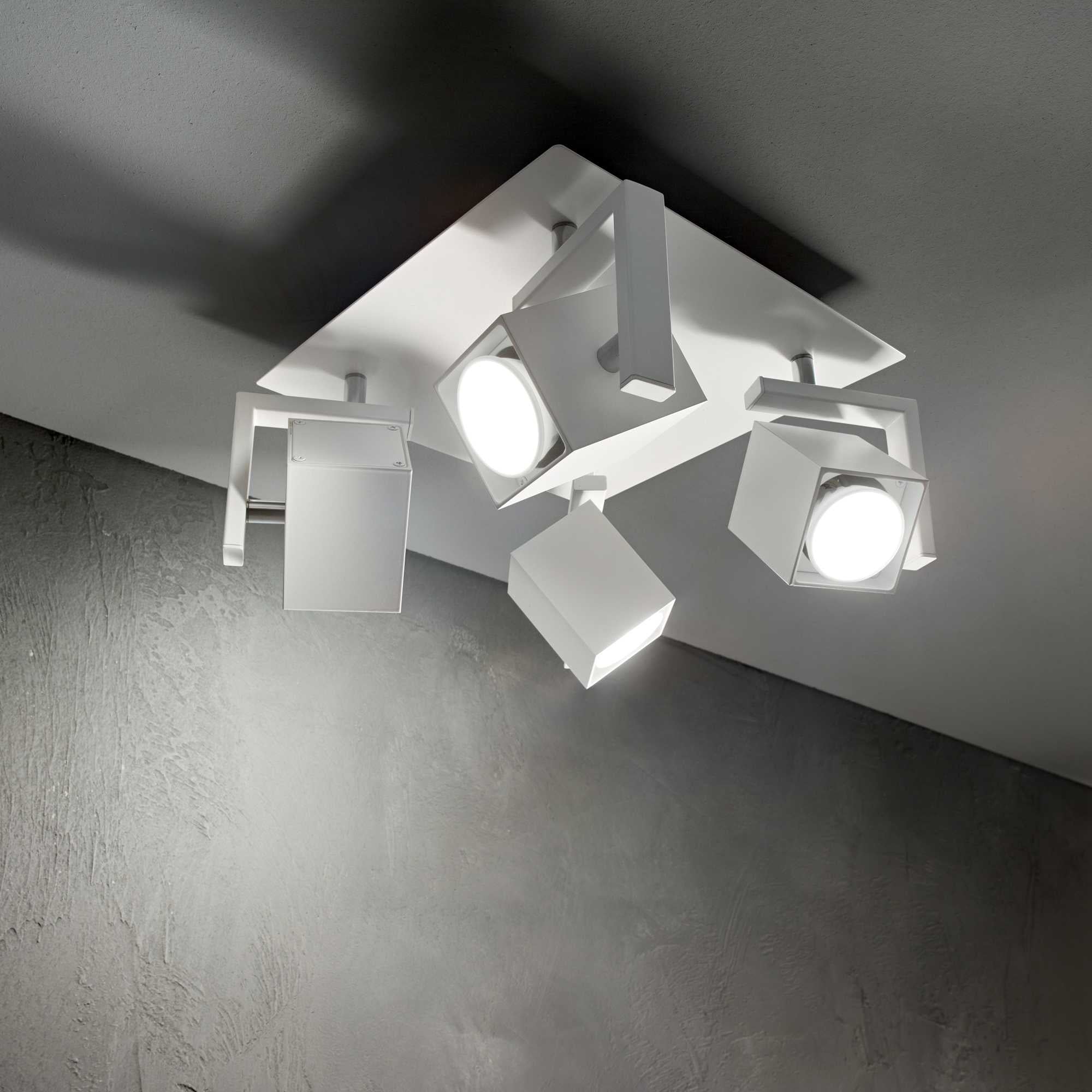 Mouse 4Lt Plate Spotlight IP20  - White/Black - Image 3