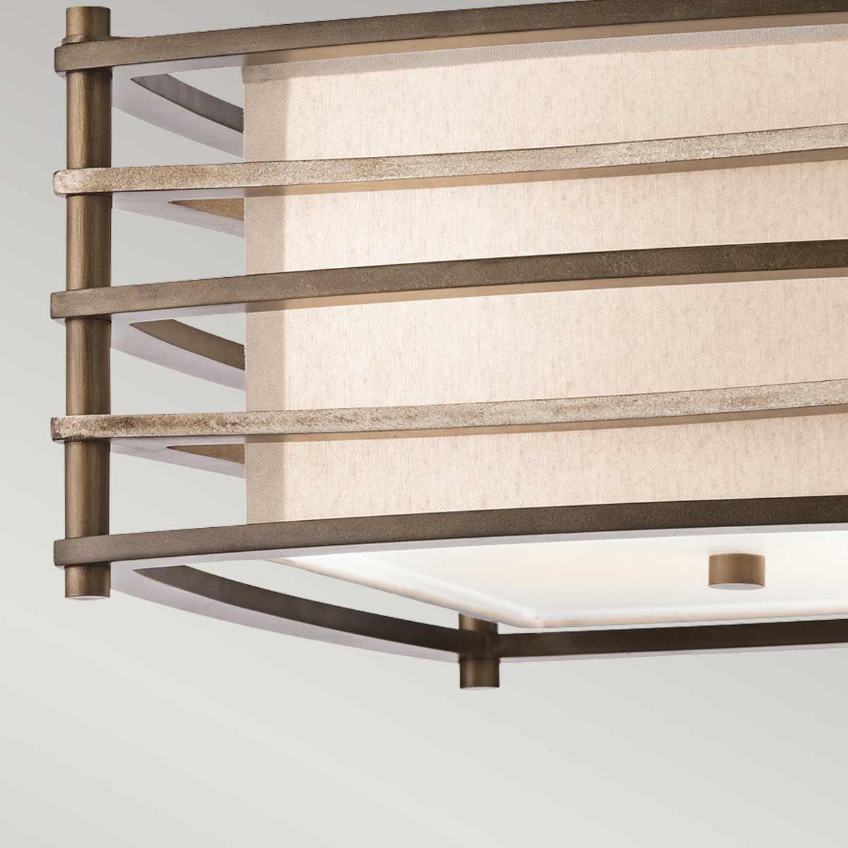 Moxie 2 Light Semi-Flush - Cambridge Bronze E27 - Image 3
