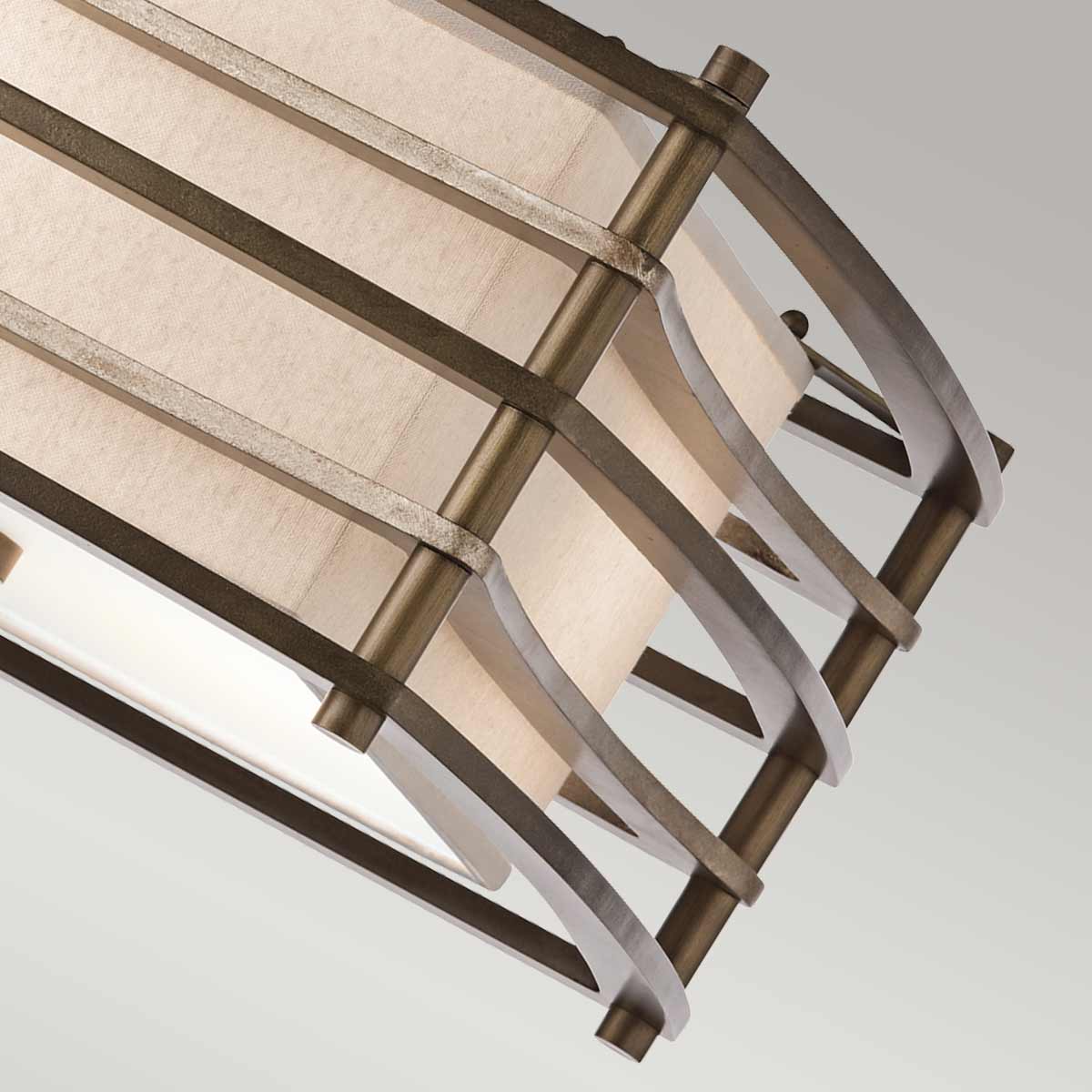 Moxie 2 Light Semi-Flush - Cambridge Bronze E27 - Image 4