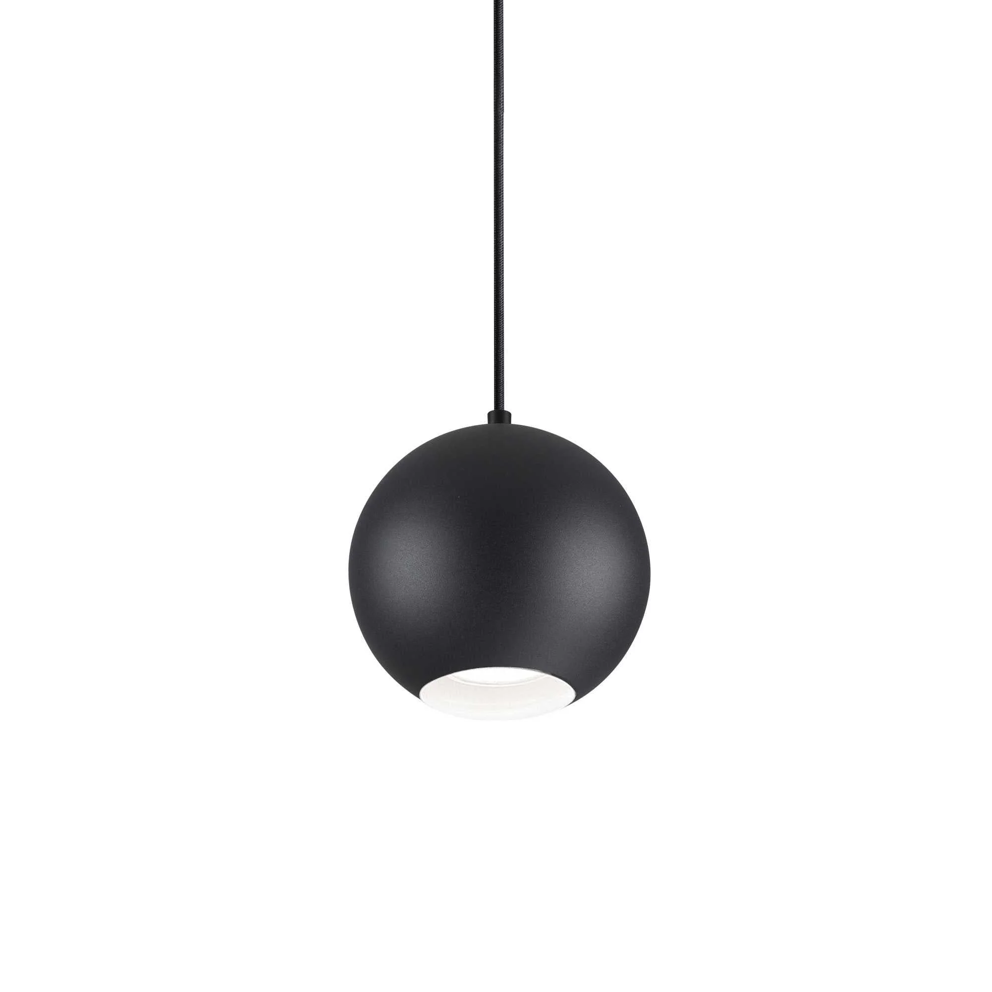 Mr Jack Small/Large Pendant Ceiling Light - White/Black/Chrome Finish - Image 2