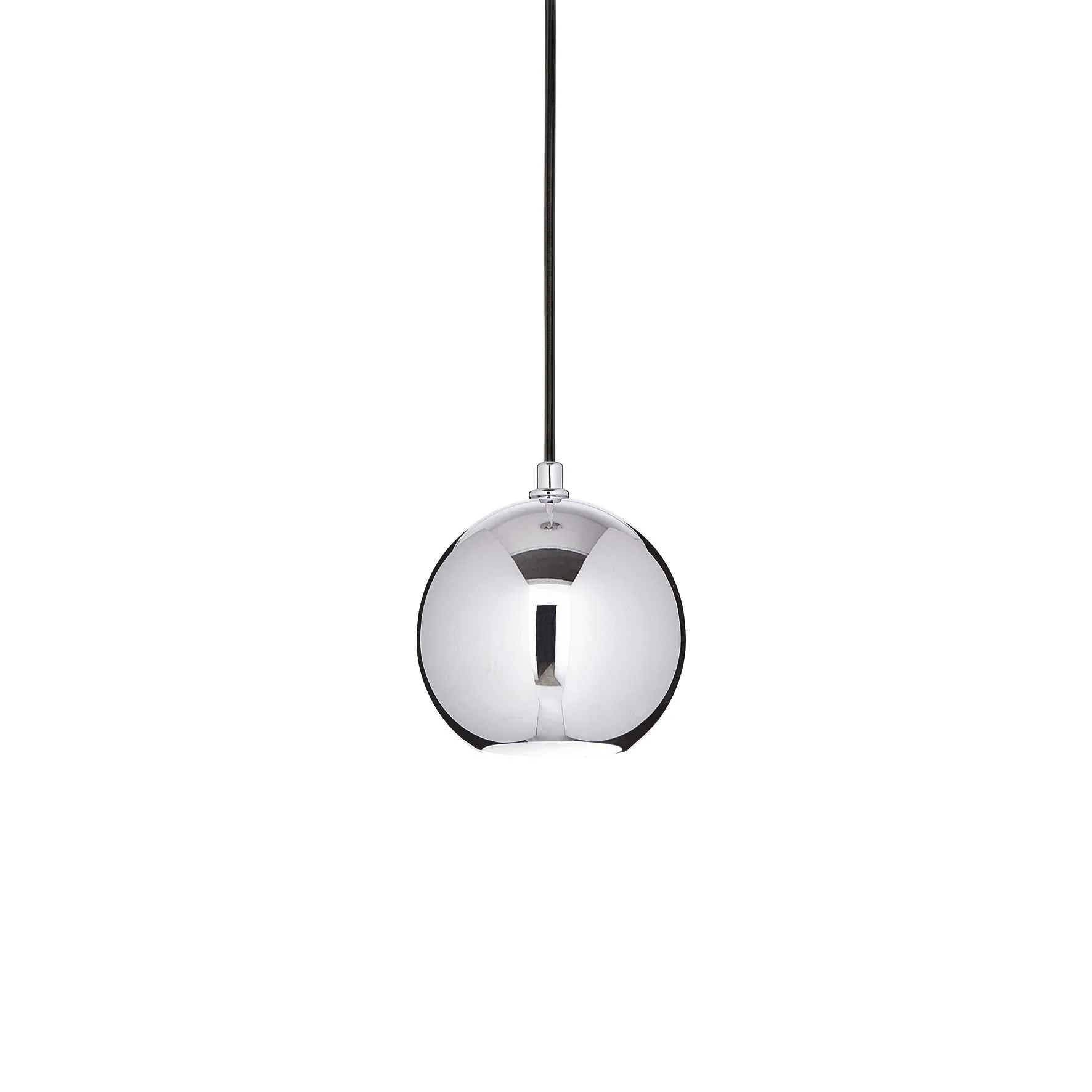 Mr Jack Small/Large Pendant Ceiling Light - White/Black/Chrome Finish - Image 7