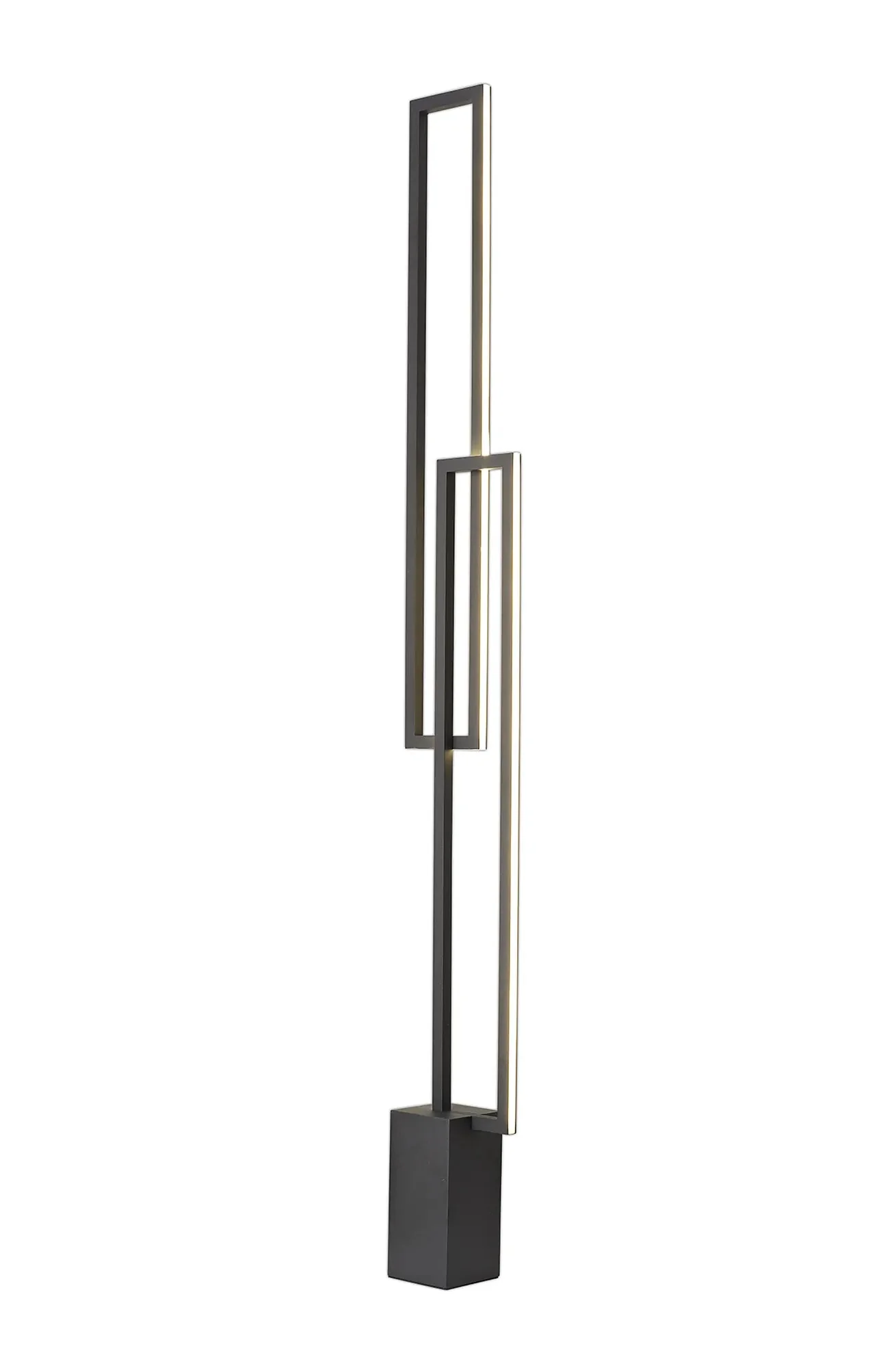 Mural Floor Lamp Matt White & Black - Image 2