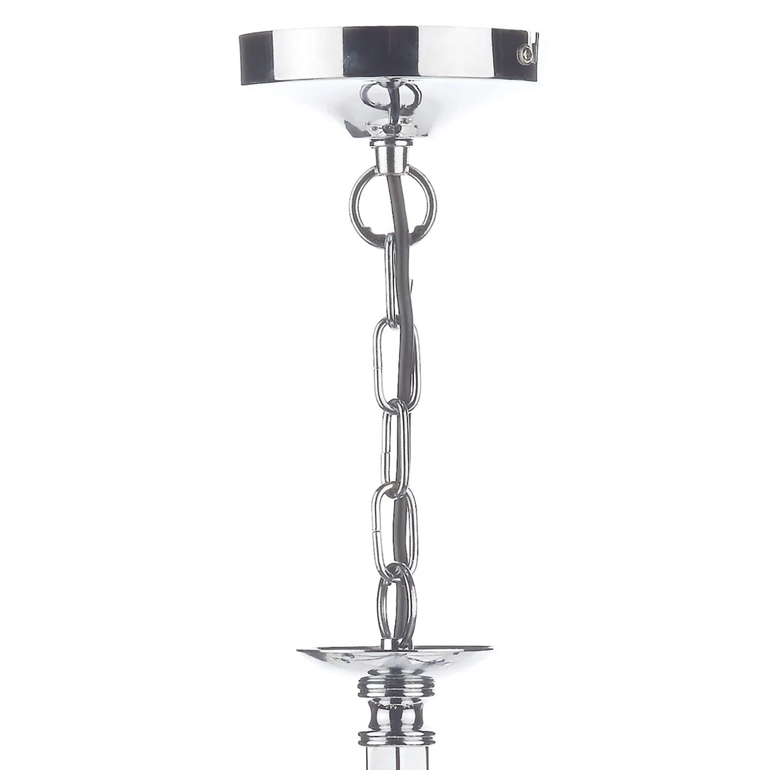 Murray 5/8Lt Centre Ceiling Dual Mount Light - Antique Brass/Polished Chrome - Image 16