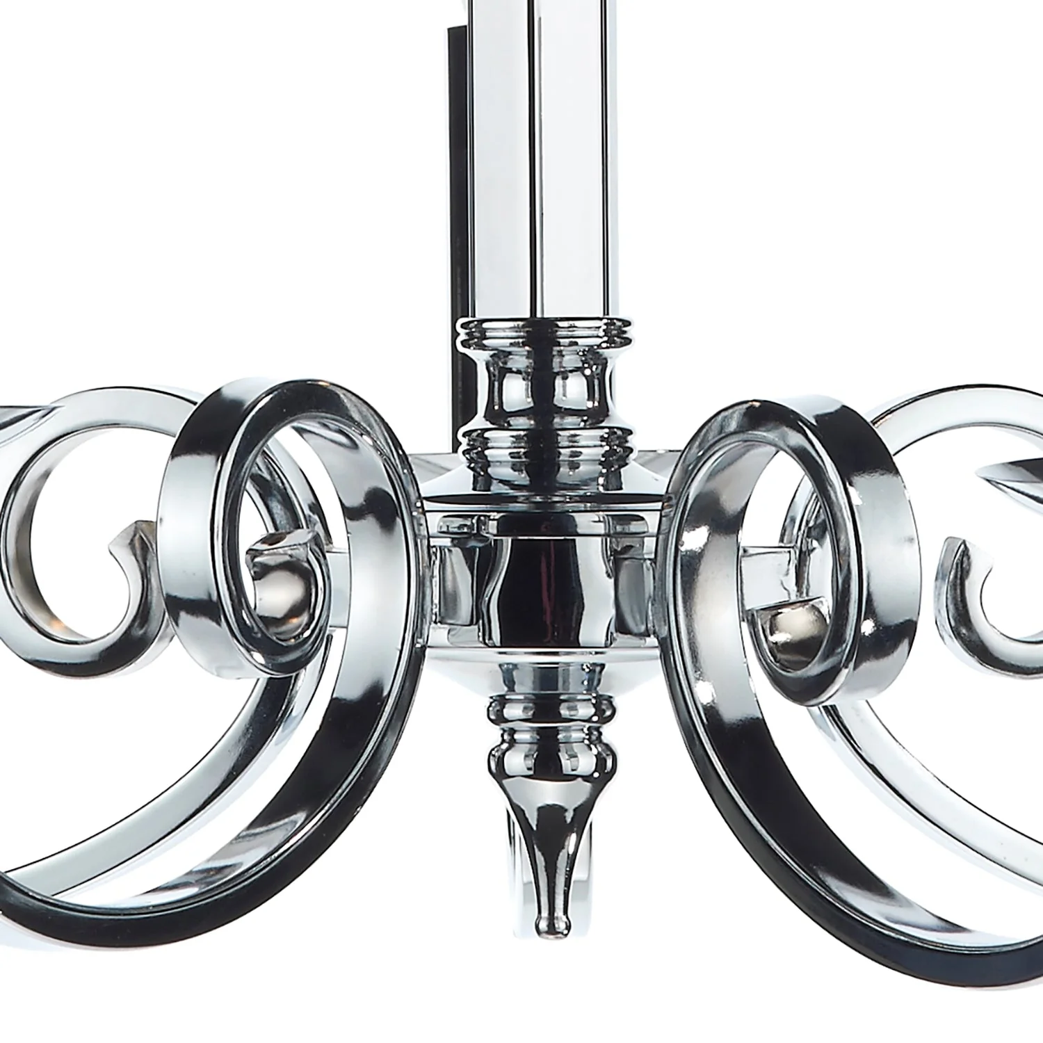 Murray 5/8Lt Centre Ceiling Dual Mount Light - Antique Brass/Polished Chrome - Image 24