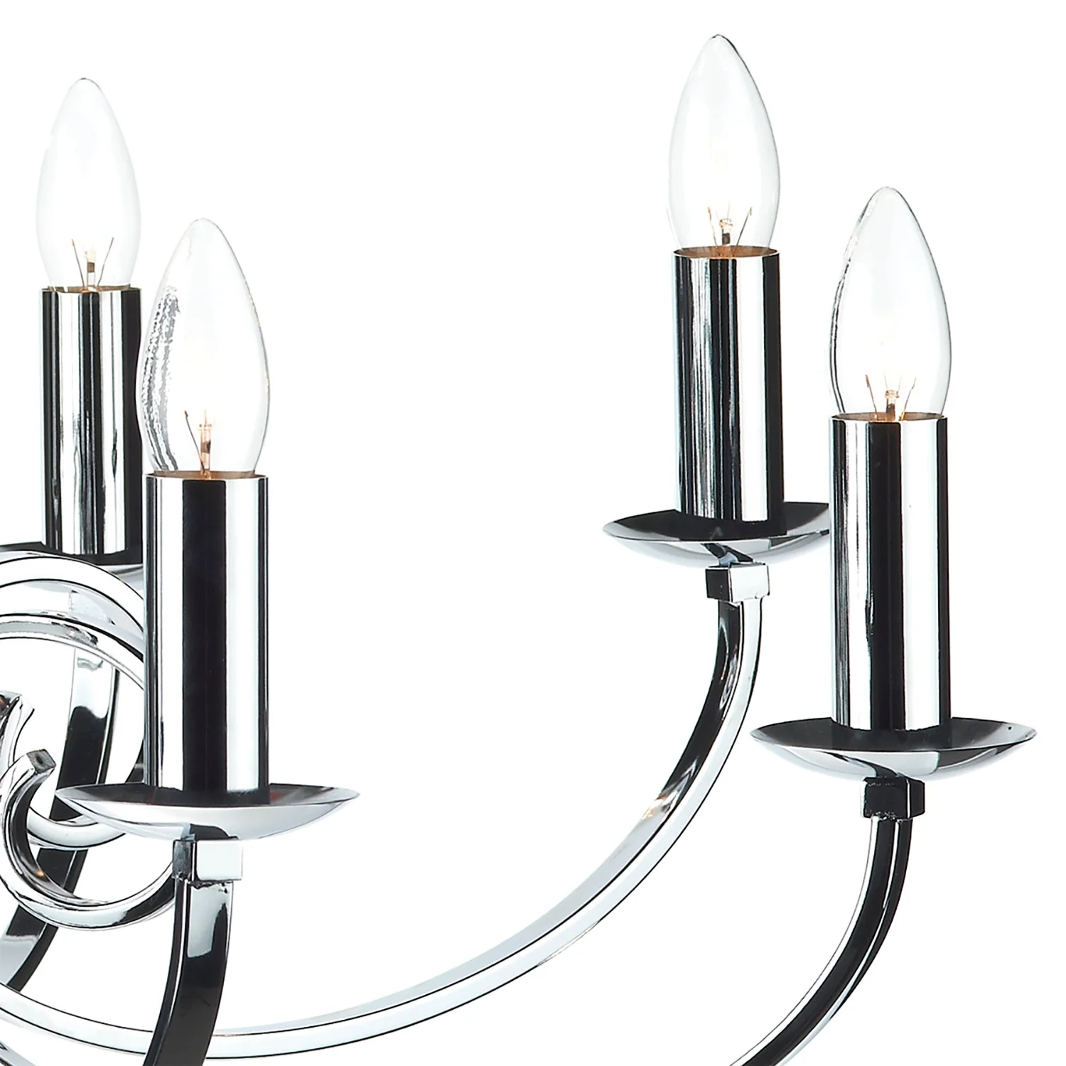 Murray 5/8Lt Centre Ceiling Dual Mount Light - Antique Brass/Polished Chrome - Image 25