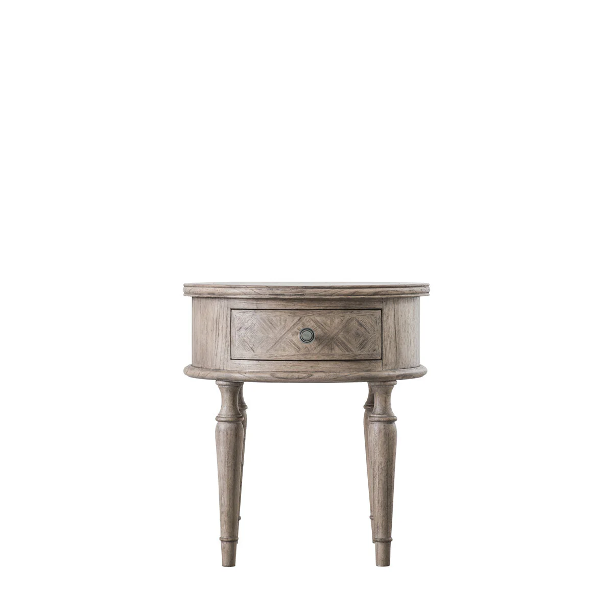 Mustique 1 Drawer Side Table- Round/ Square - Image 2