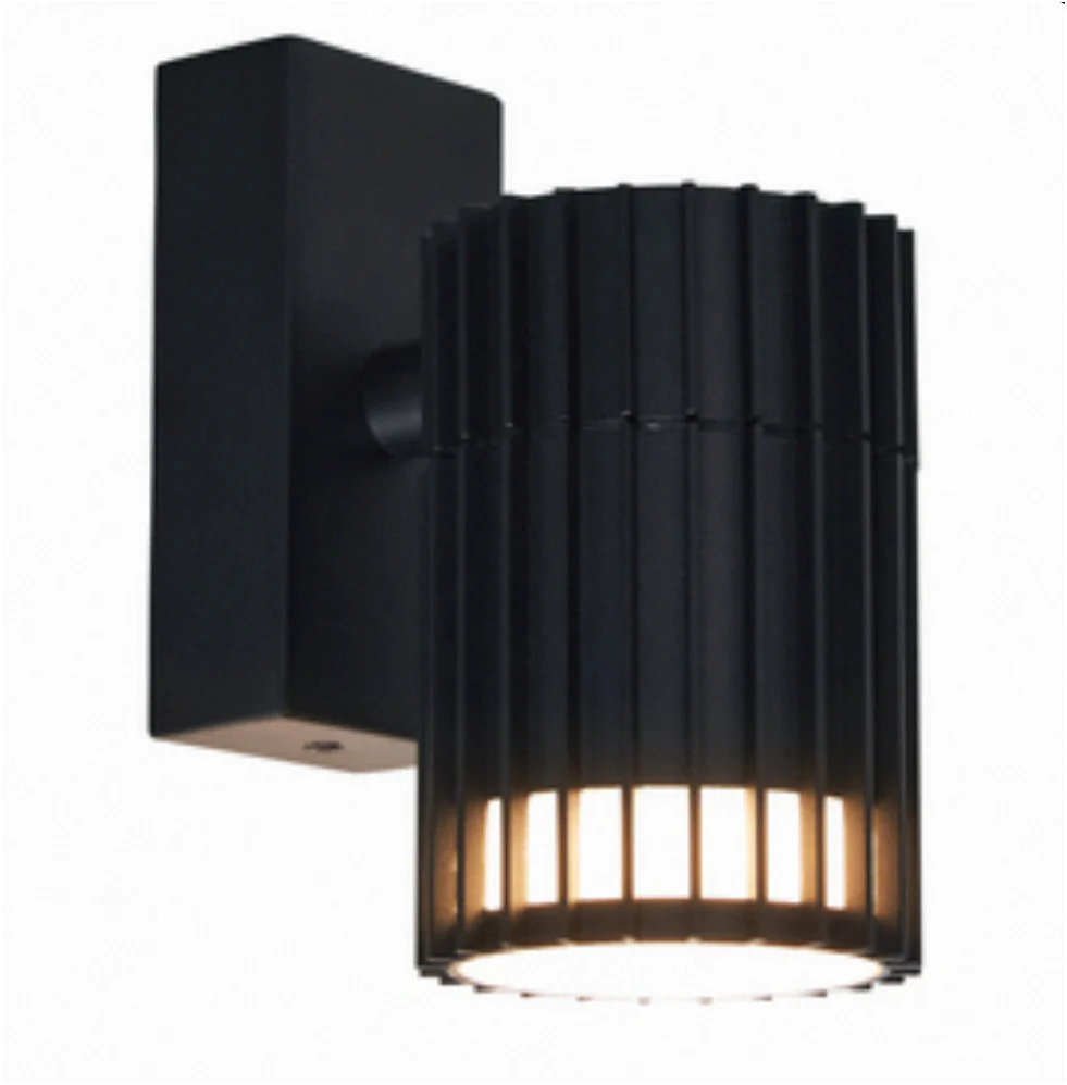 Muto Outdoor Fixed Down Wall Light- Black/ Anthracite - Image 2