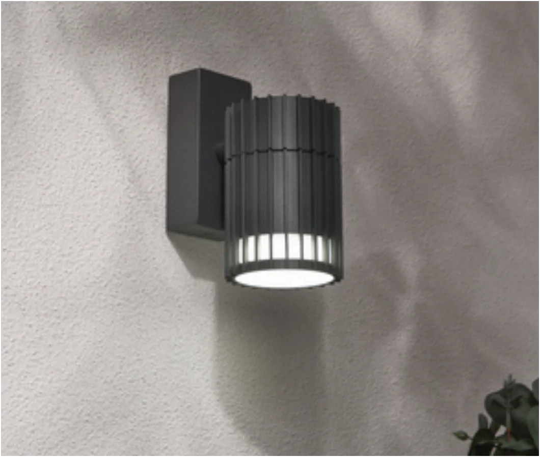 Muto Outdoor Fixed Down Wall Light- Black/ Anthracite - Image 4