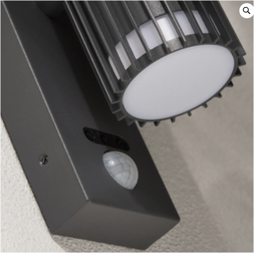 Muto Outdoor Up Down Wall Light PIR Sensor- Black/ Anthracite - Image 3