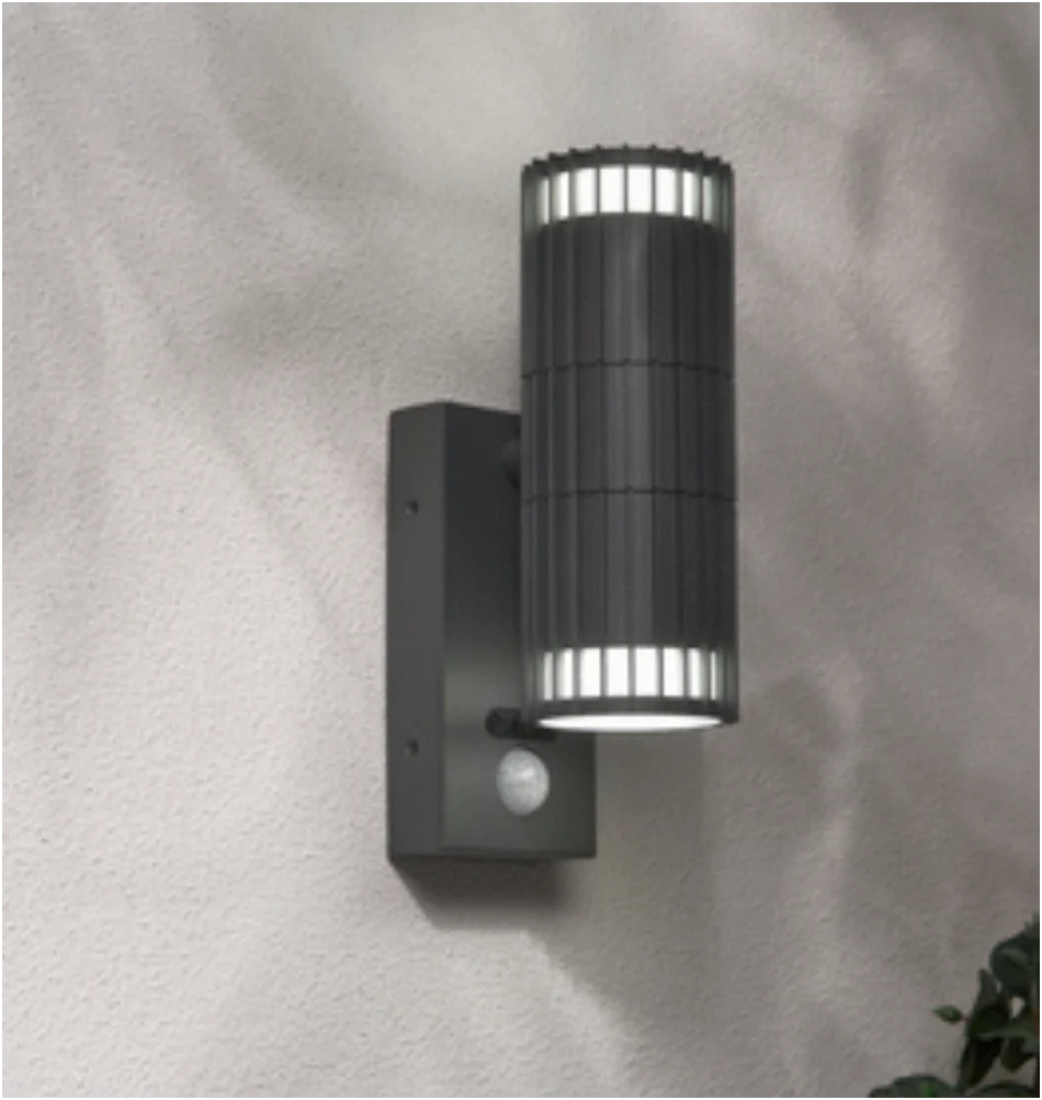 Muto Outdoor Up Down Wall Light PIR Sensor- Black/ Anthracite - Image 4