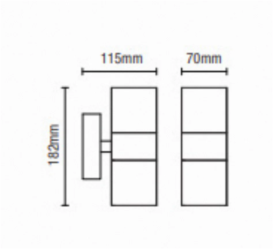 Muto Up Down Wall Light- Black/ Anthracite - Image 5