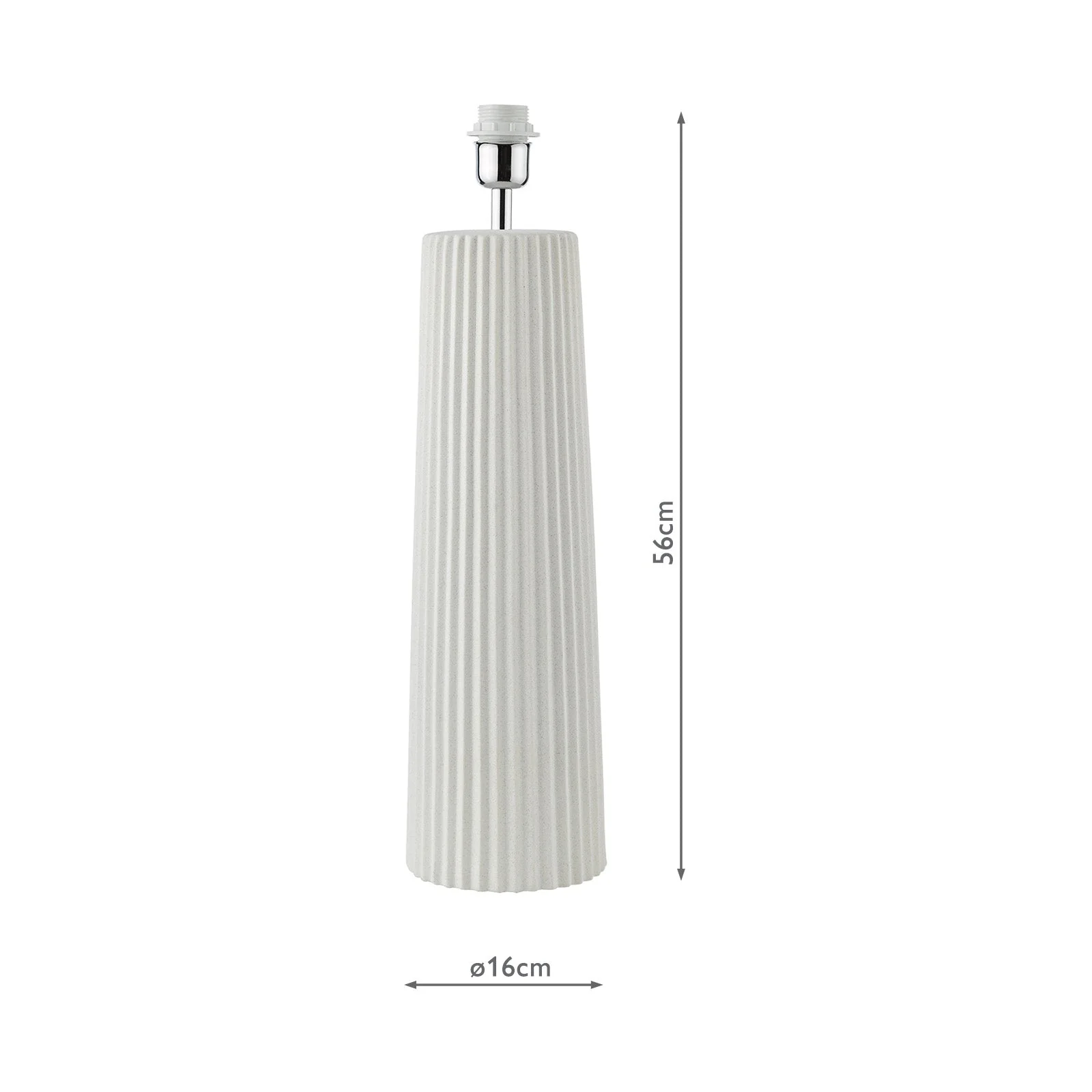 Myla Ceramic Table Lamp White Base Only - Promotional Offer - Image 2