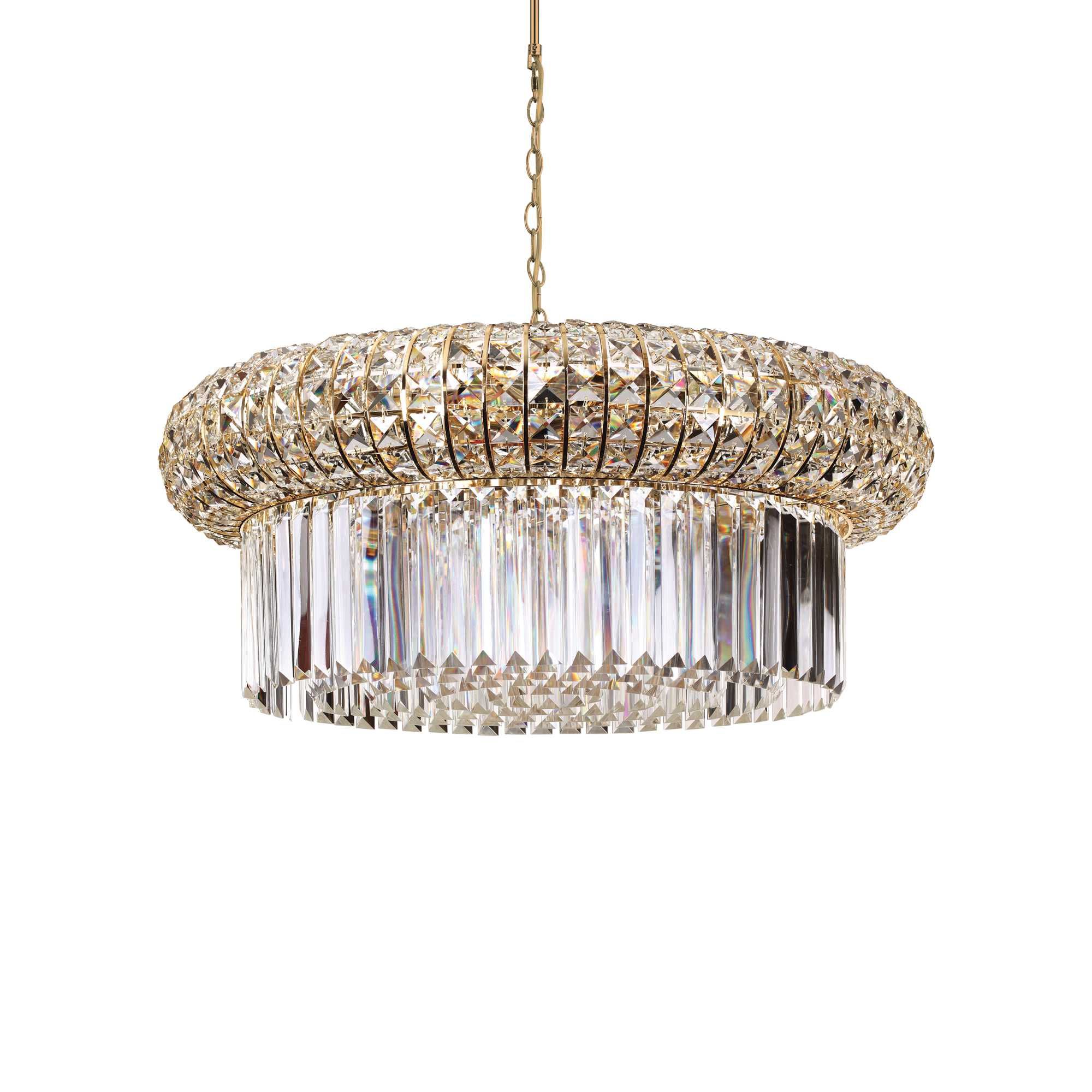 Nabucco 12/16Lt Crystal Centre Light Gold Finish - Image 2