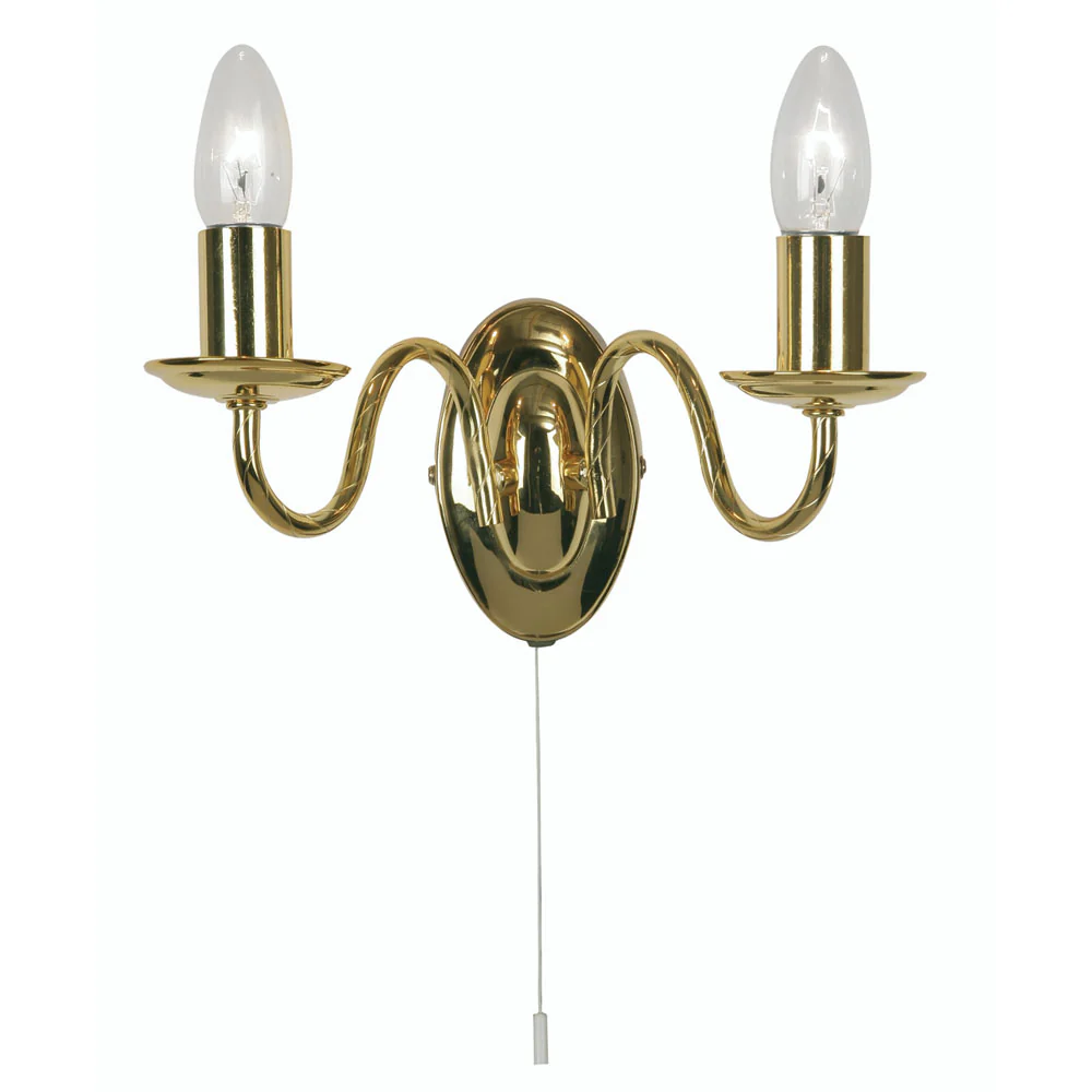 Nador 1/2 Wall Light- Antique Brass/ Gold Finishes - Image 2