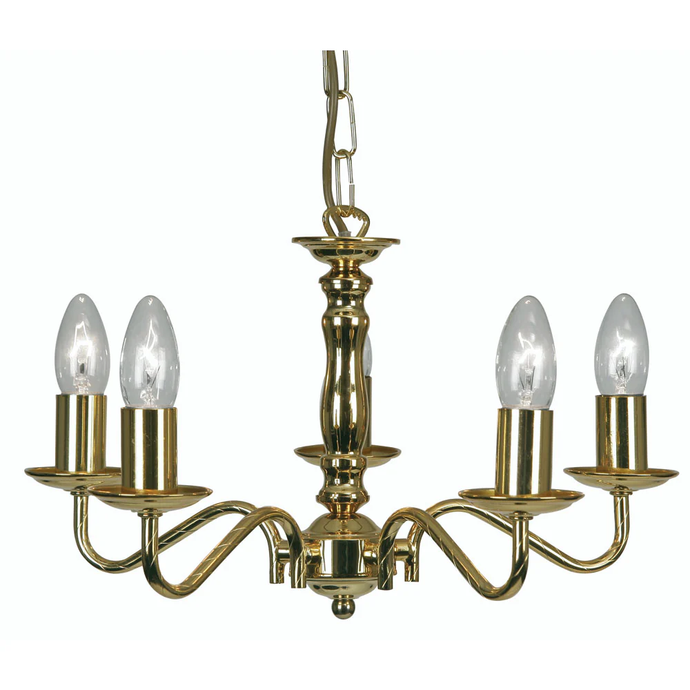 Nador 3/5 Ceiling Light- Antique Brass/ Gold Finishes - Image 3