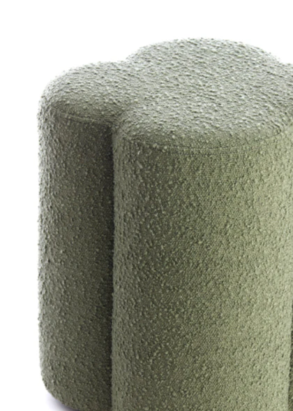 NALANI Pouf - Bouclé Dark Green - Image 4