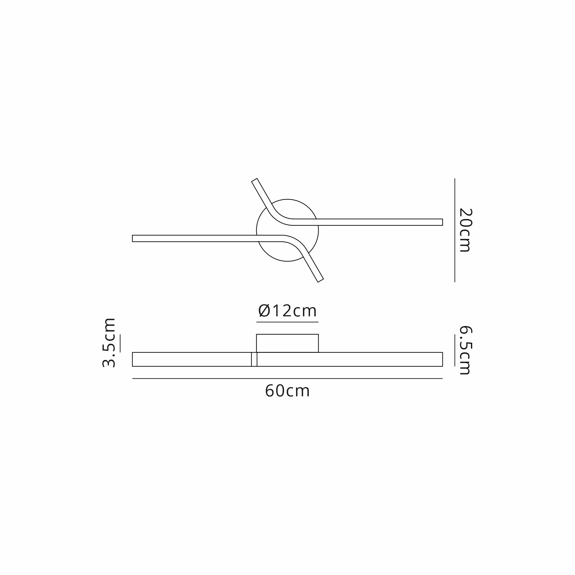 Nambucca 2 Arm Wall Light- 16W LED, 4000K 3yrs Warranty - Image 3