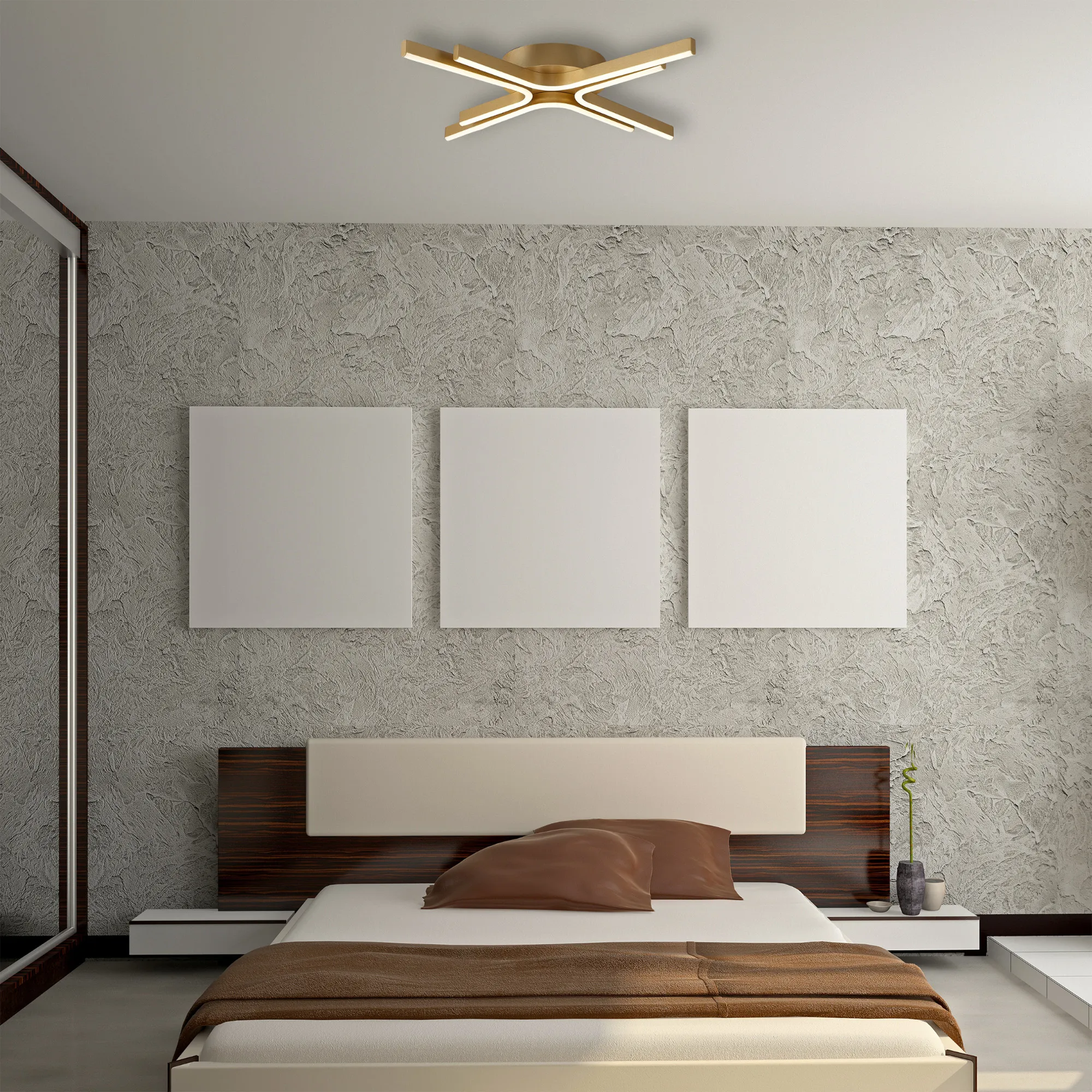 Nambucca 3/4 Arm LED Flush Ceiling - Image 16