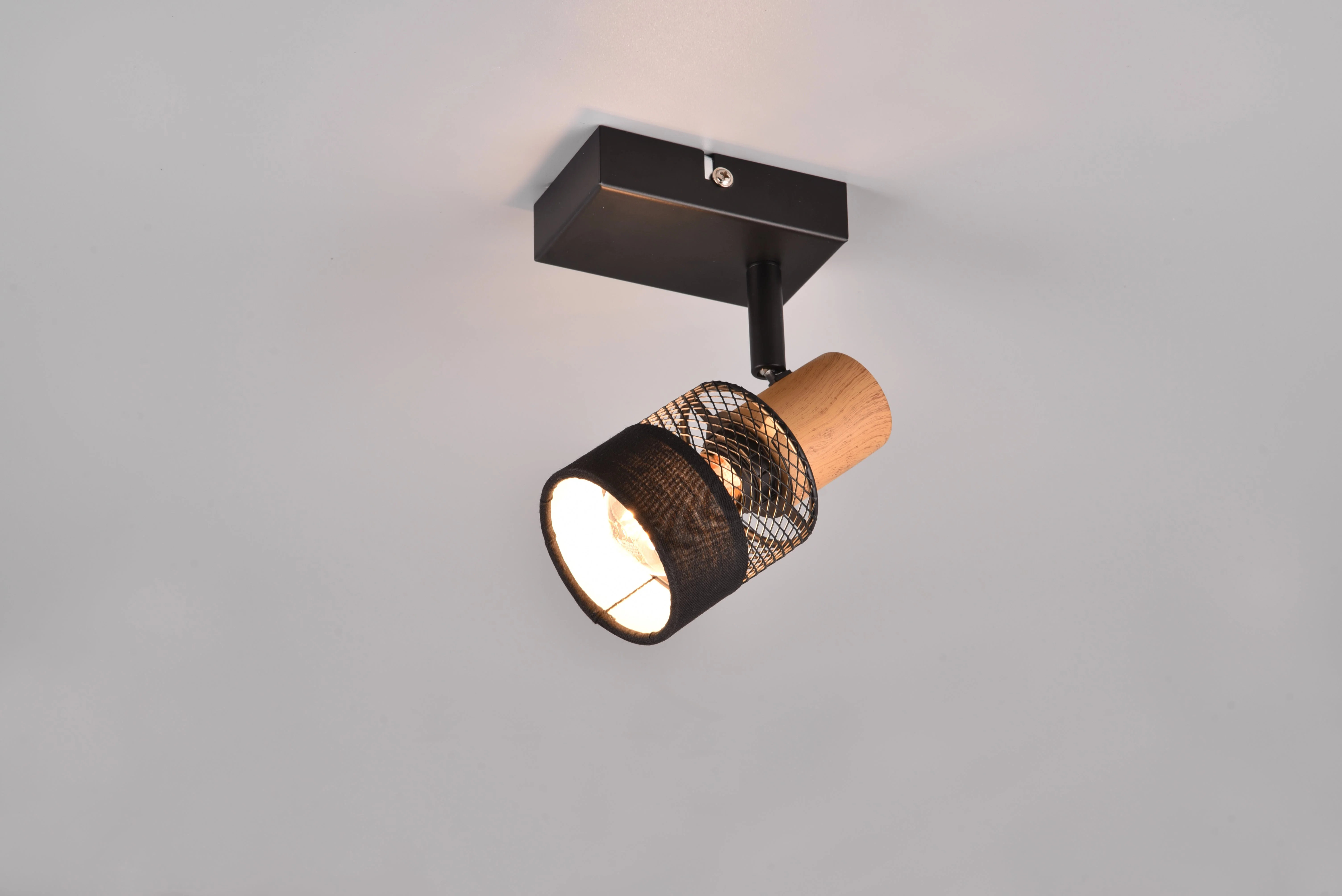 Nandini Wall/Ceiling Mountable Spotlight - Black - Image 2