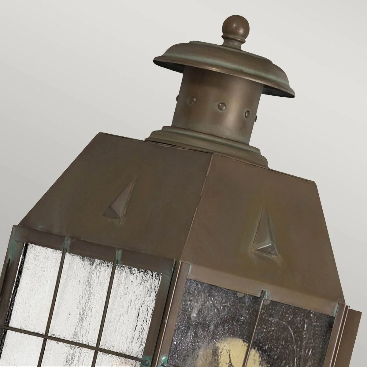 Nantucket 1 Light Extra Small/Medium/Large Outdoor Wall Lantern - Aged Brass E27 IP44 - Image 14